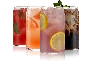 16oz Beer Can Glass Set for Enhanced Drinking Pleasure: A Clear Choice for Unmatched Refreshment
