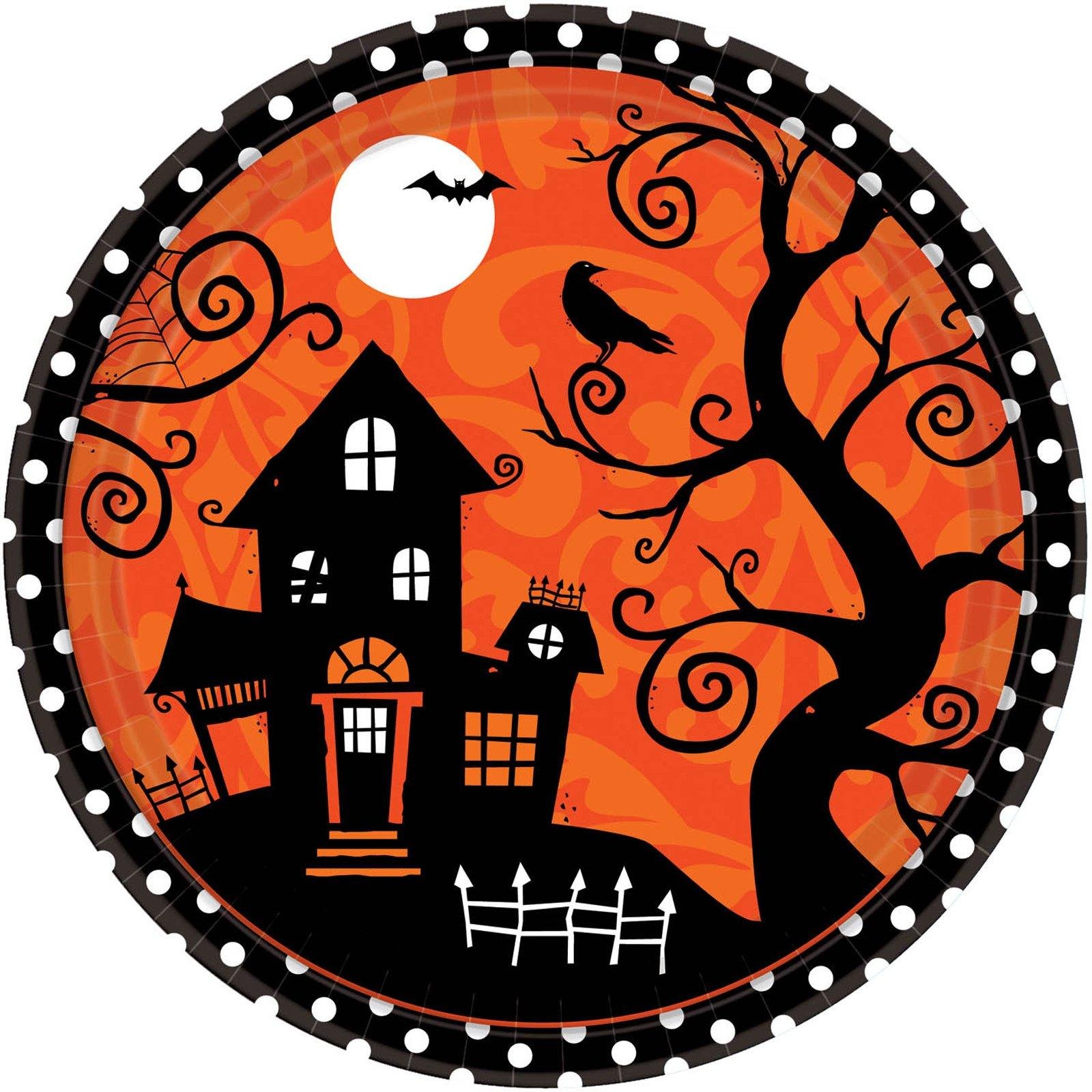 Frightfully Fancy Halloween Banquet Dinner Plates by CoolGlow