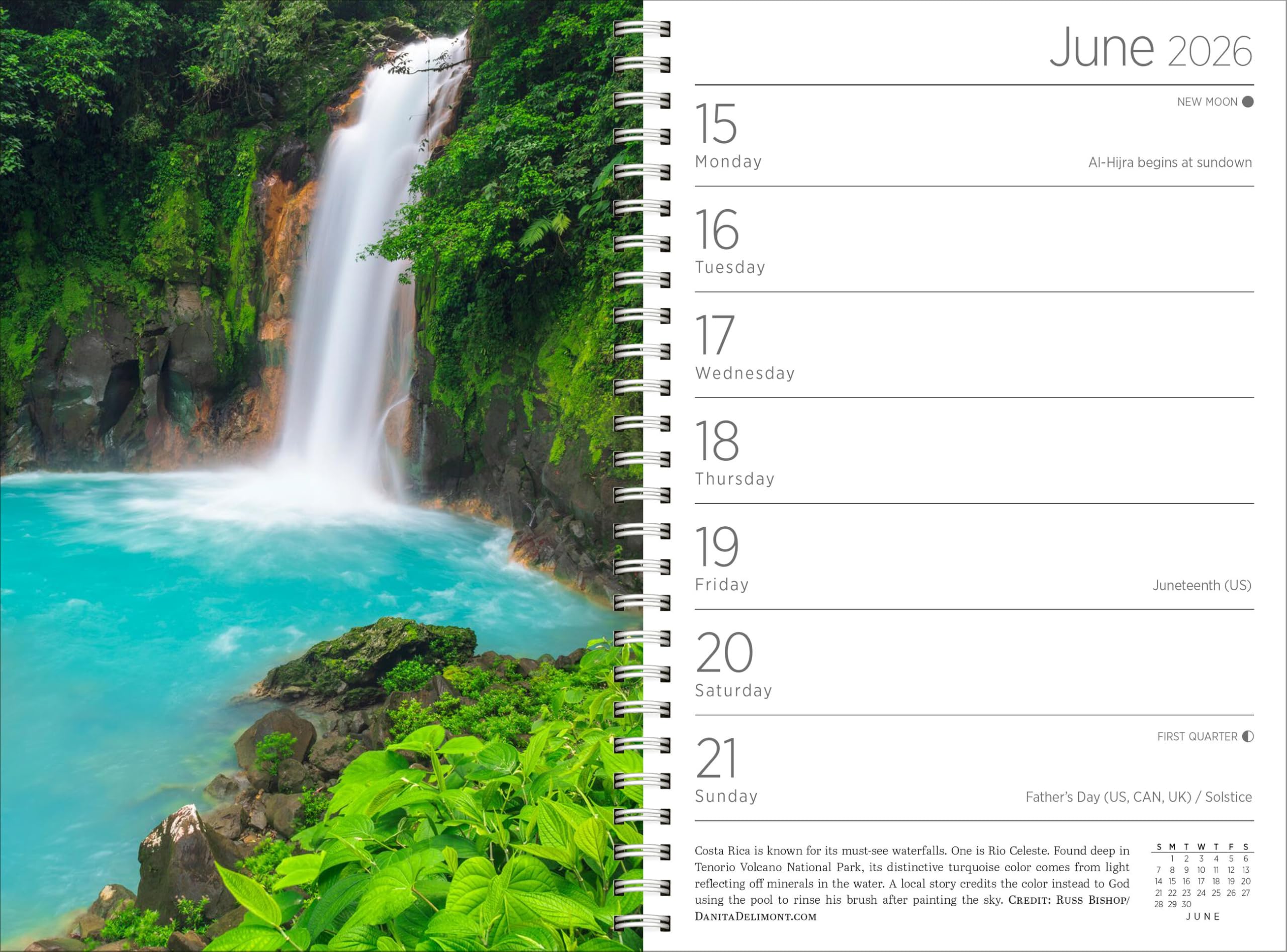 Audubon Engagement Calendar 2026: A Tribute to Nature and Its Spectacular Landscapes