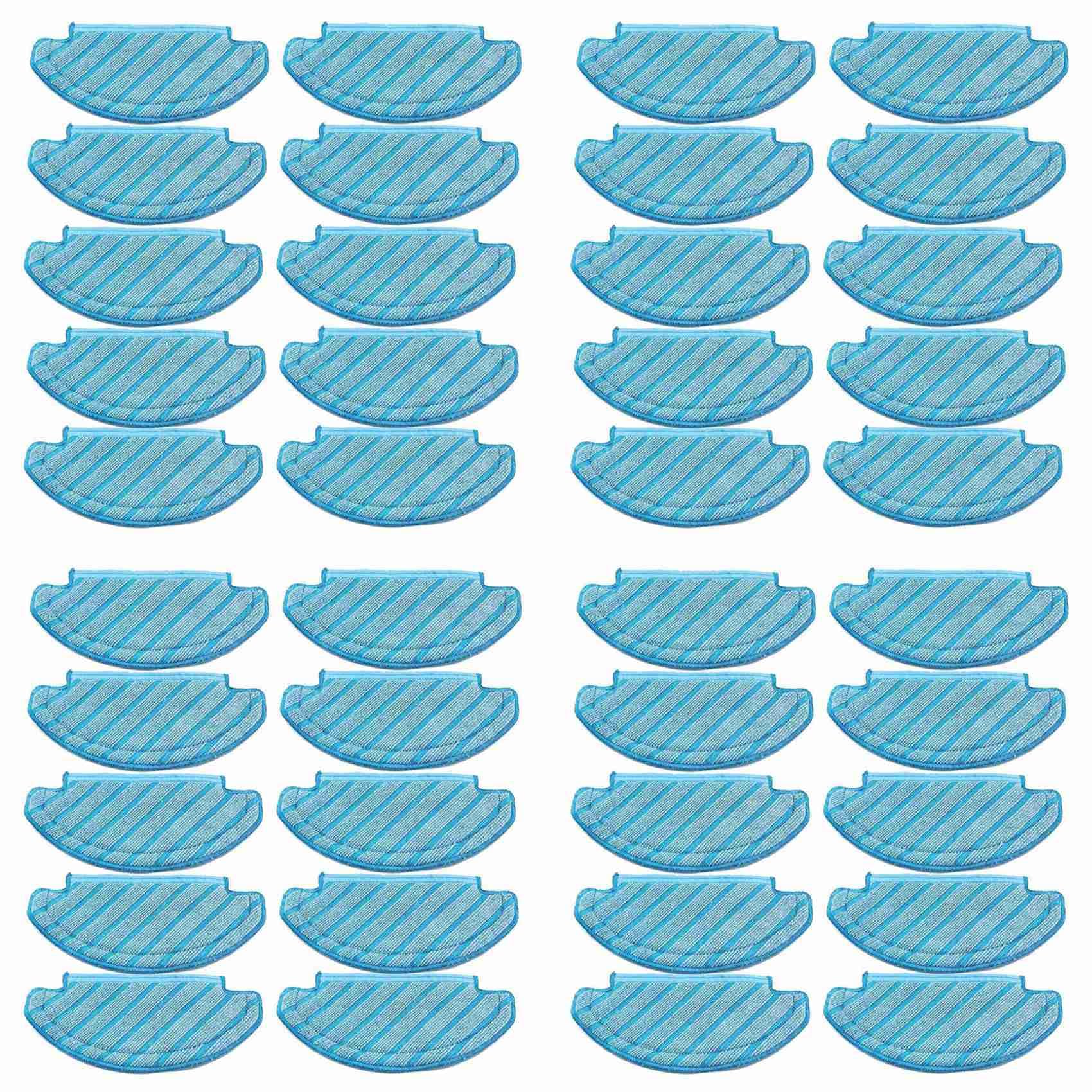 Vjsujehgy 40Pcs Mop Cloths Cleaning Pads for Ozmo T8 T8 Max N8 / N8 Pro Vacuum Cleaner Accessories