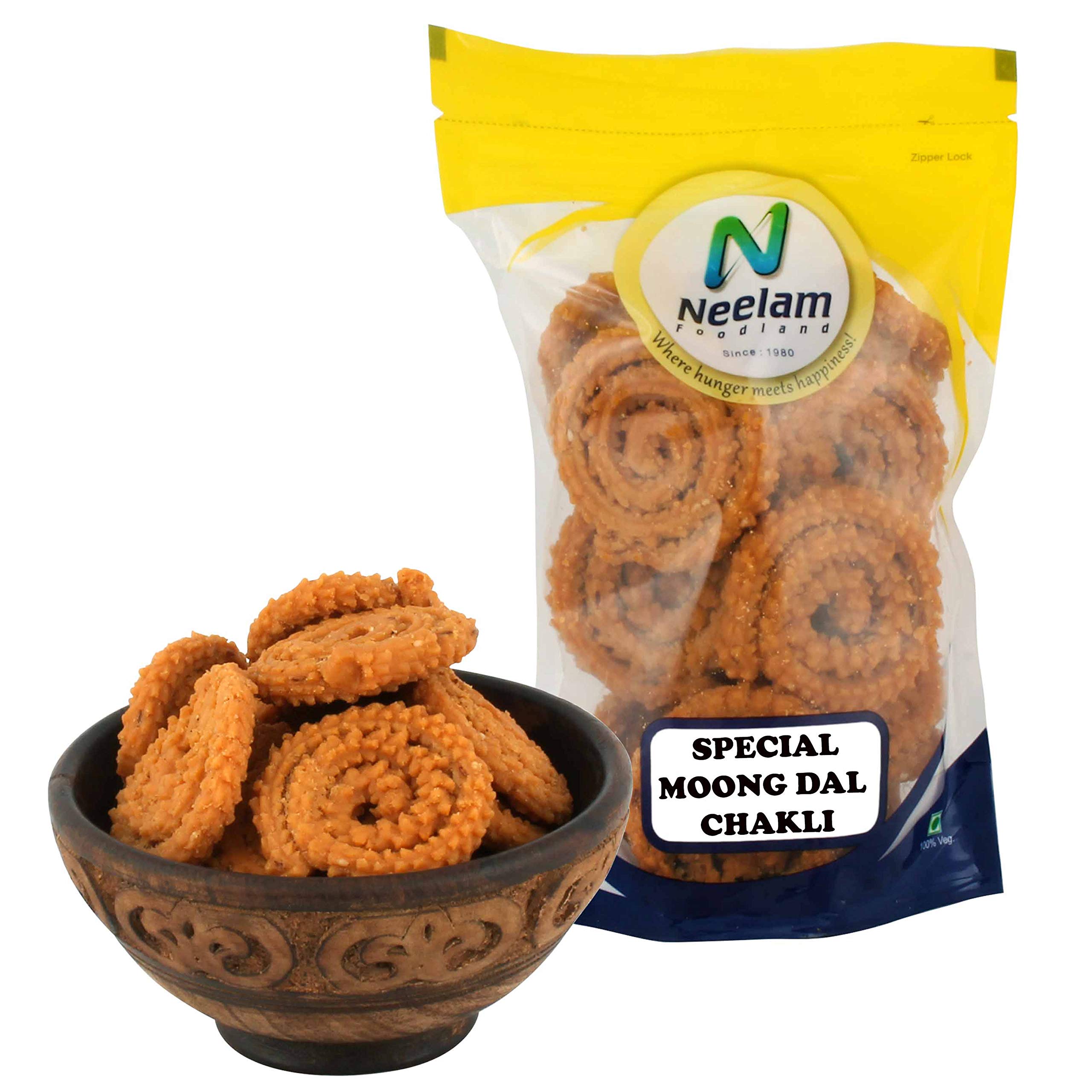 Neelam Foodland Special Moong Dal Chakli 400g (B07RHKFGVF) Amazon Price History, Amazon Price Tracker