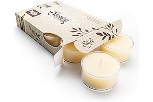 Vanilla Bean Premium Scented Tealight Candles