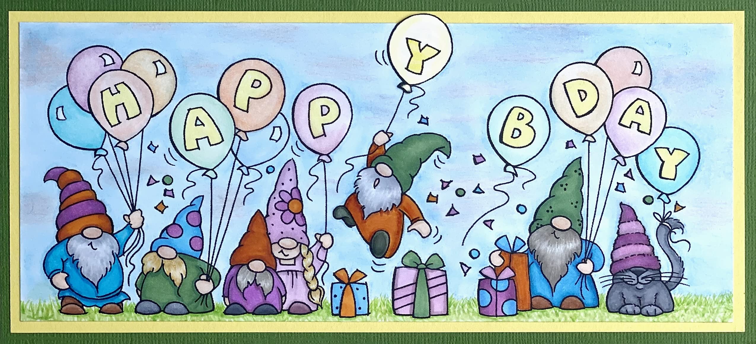 Stampendous Slim GNOME Compleanno