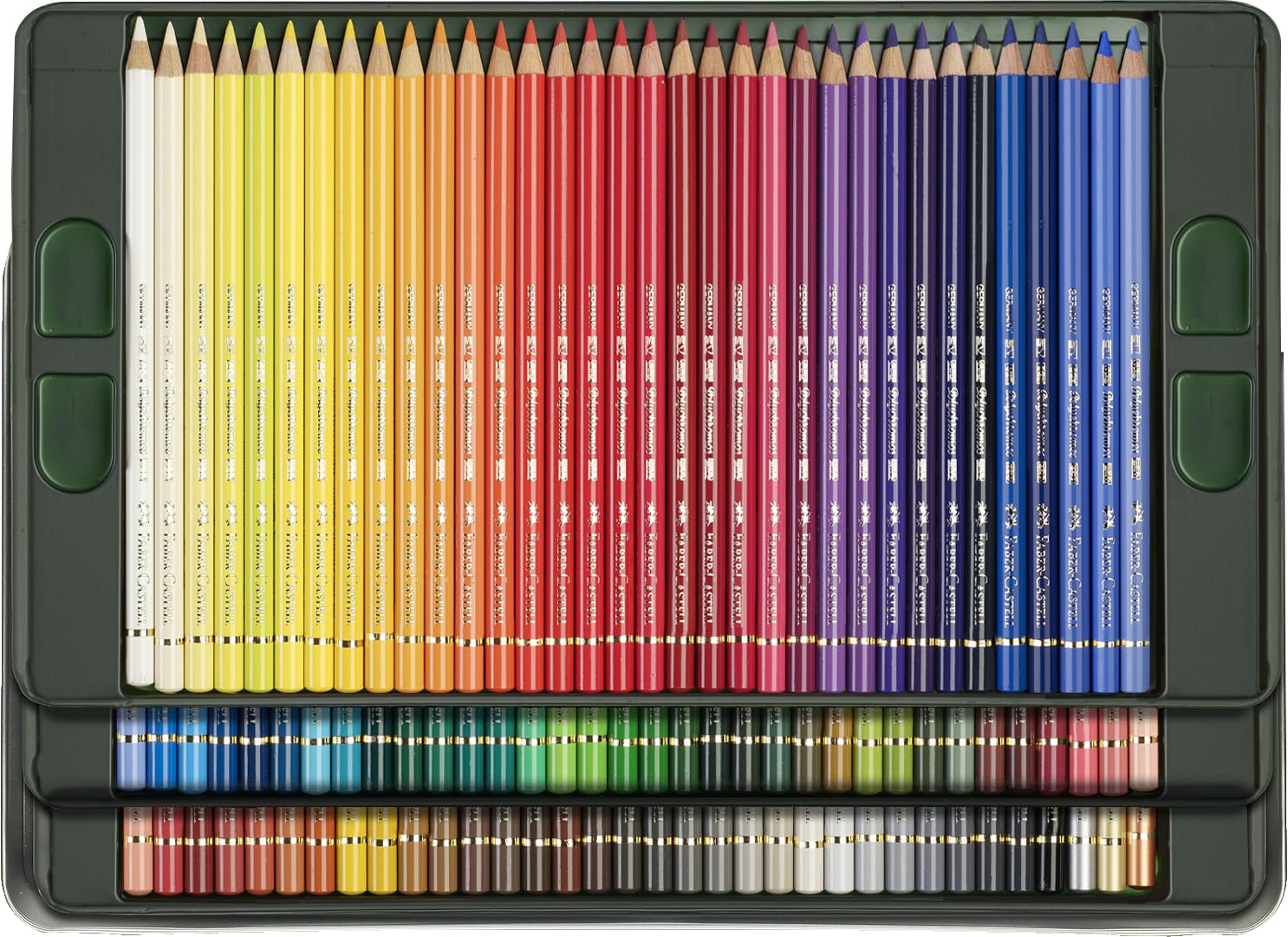 Amazon.com: Faber-Castell 210061 - Metal Case 102 Polychromos