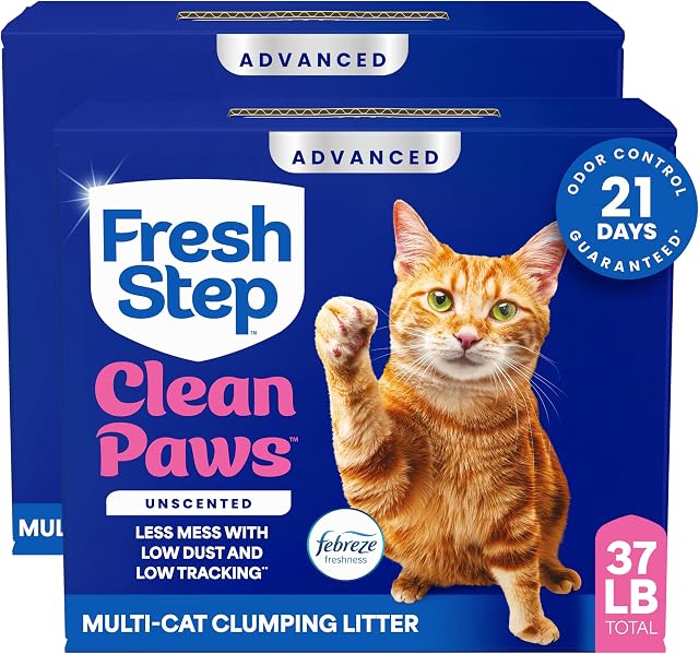 Fresh Step Advanced Clean Paws Multi Cat 18.5lb