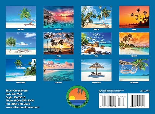 Miniatura 2 de Calendario de pared de playas y atardeceres 2024