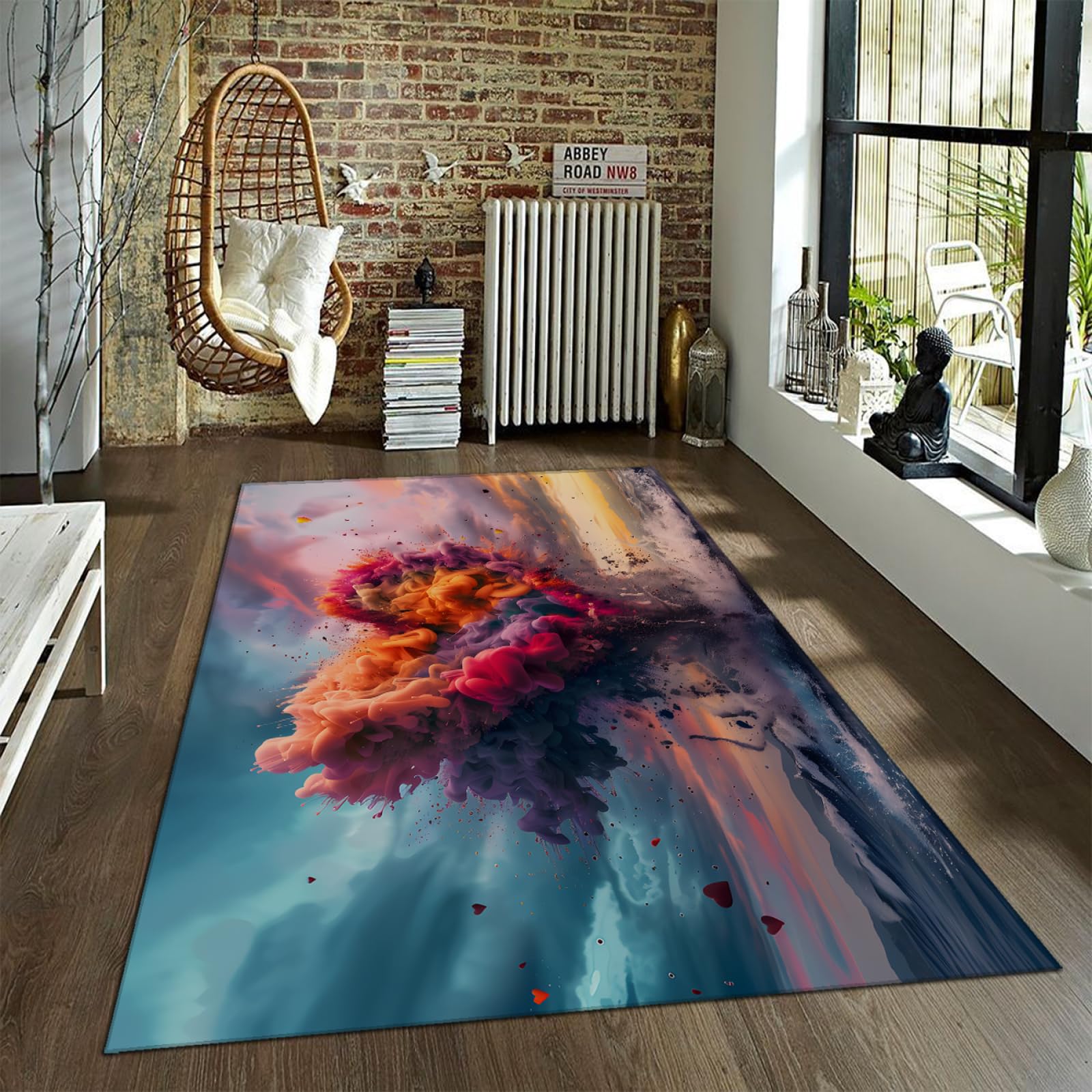 Dywaniki o dużej powierzchni w stylu skandynawskim bohema roślina kwiatowe wzory dywan lekki składany antypoślizgowy dywan do sypialni salonu 90 x 180 cm