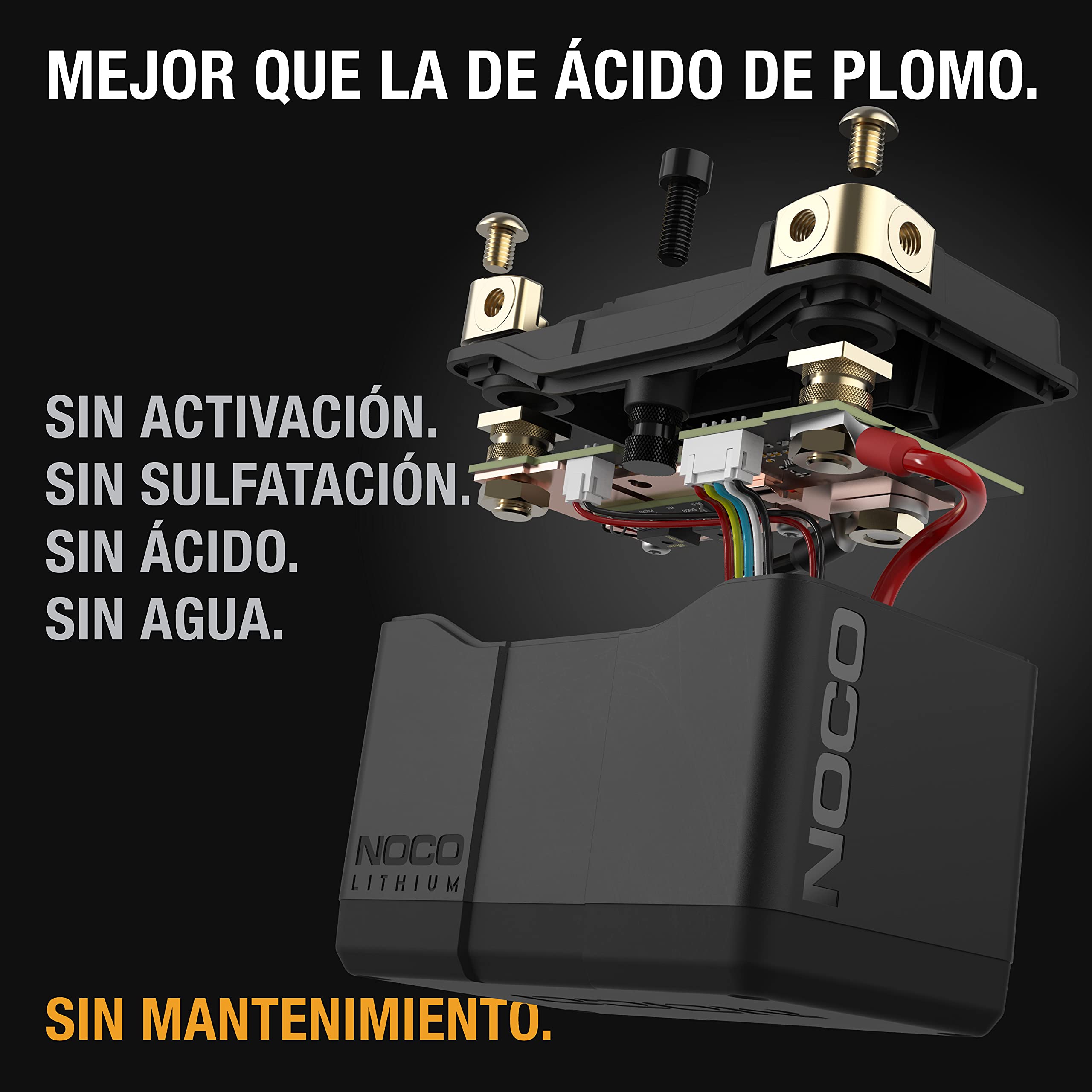 NOCO Lithium NLP5: Batería de Litio 250A, 12V 2Ah con BMS Dinámico para Motos, Motos de Enduro, Quads, Motos de Agua y Motos de Nieve
