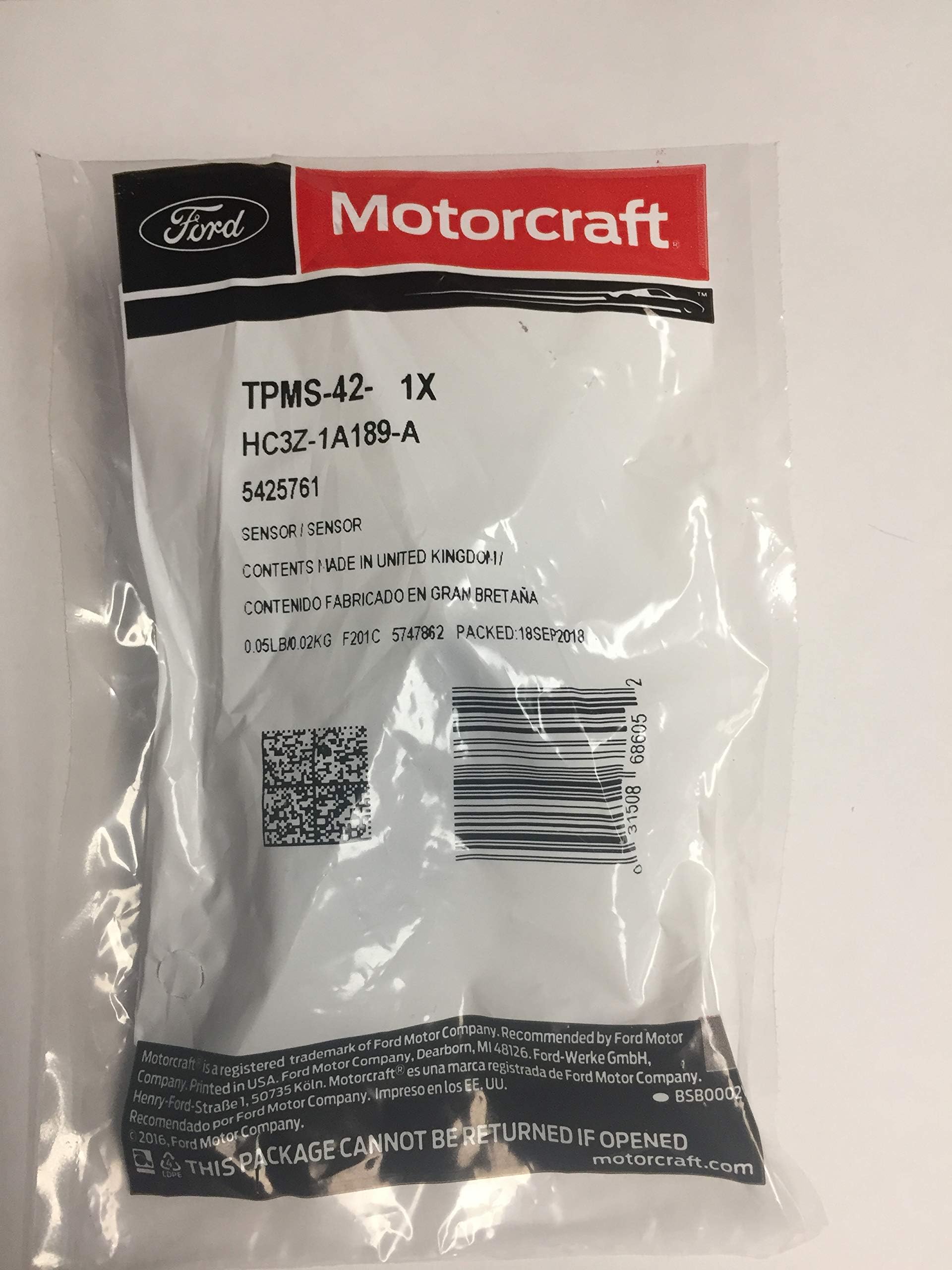 Kit - Tpms Sensor (P) (TPMS42)