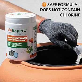 Water Butt Cleaner Powder 450g - Bio Rainwater Water Feature Treatment For Rain Collectors, Prevents Algae, Green Water & Unpleasant Odours, Safe For