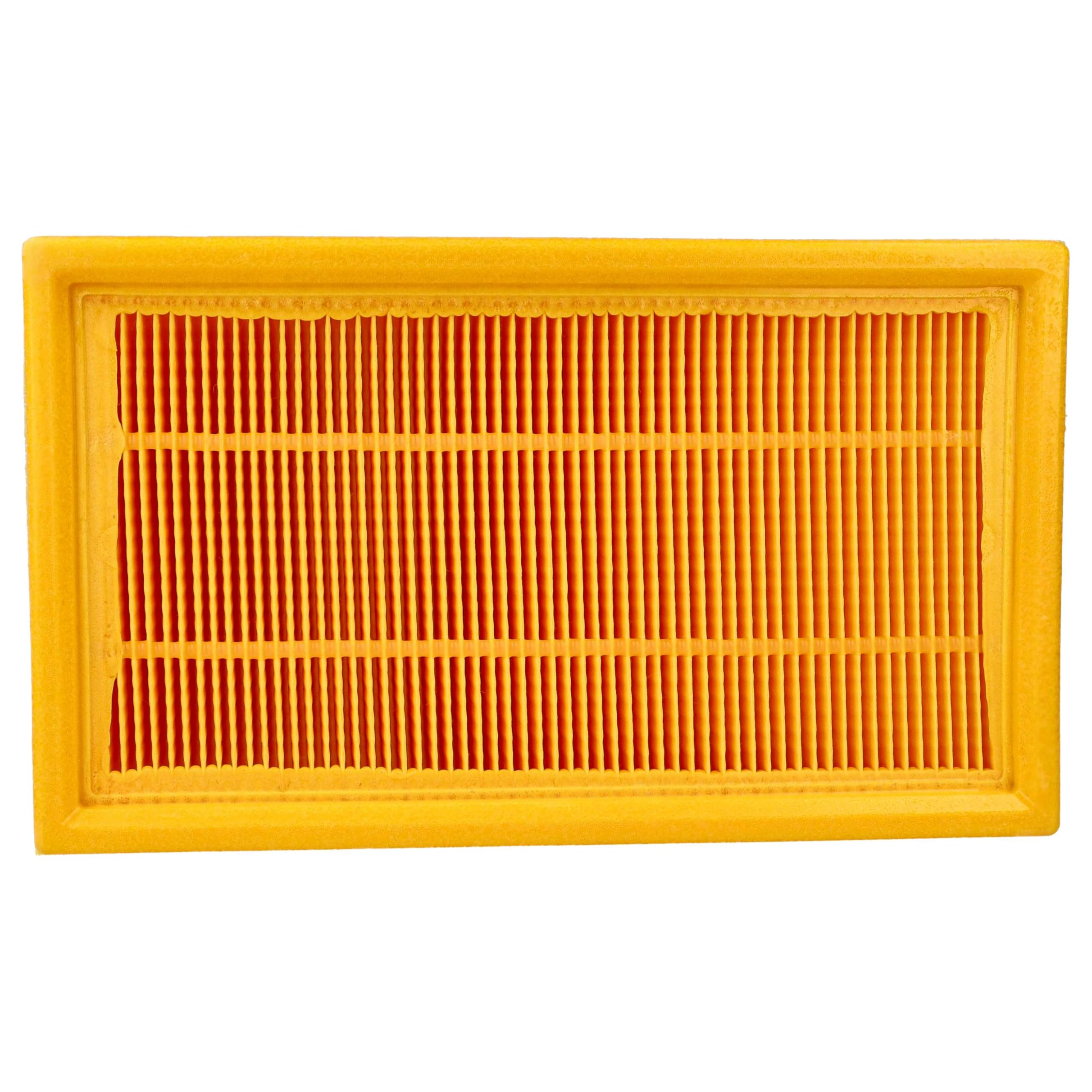 vhbw 3x filtro a pieghe piatte sostituisce Kärcher 6.904-206 per aspirapolvere umido/secco - Elemento filtrante
