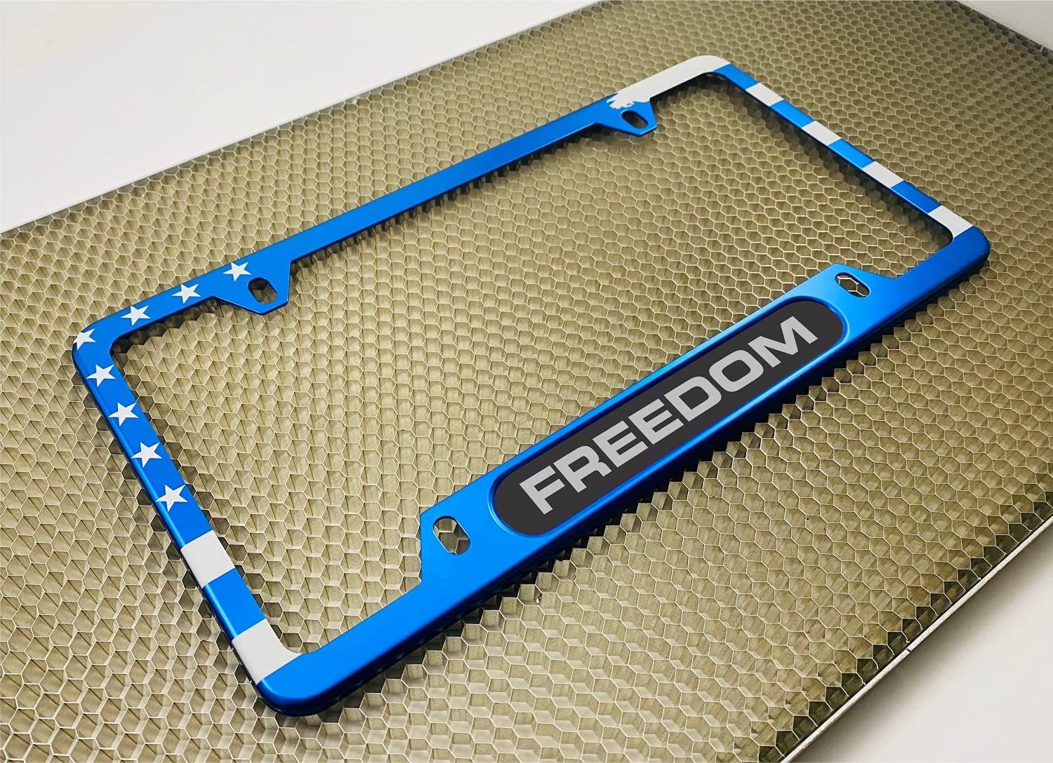 USA Patriotic | American Flag Custom Personalized Anodized Aluminum Thin Top | - Picture 112 of 133