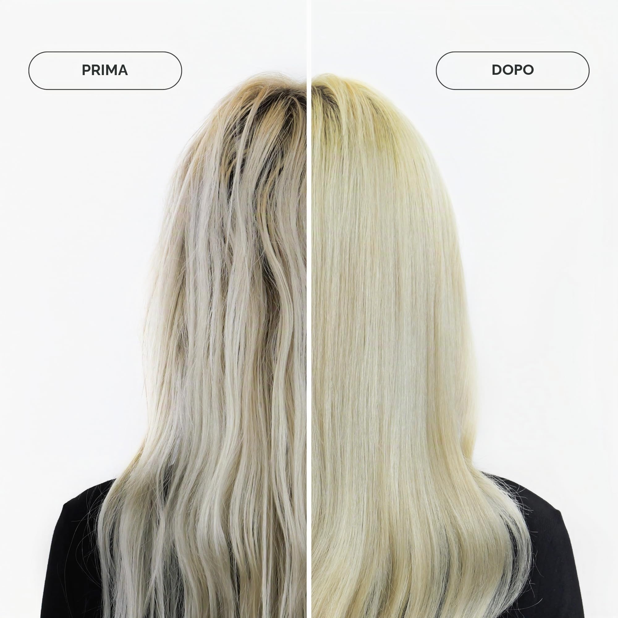 POMÉLO + CO. Set Repair Vanilla 4 Pezzi - capelli secchi e danneggiati | shampoo conditioner maschera pre doccia e siero - per chioma lucente curata e sana quotidianamente insieme