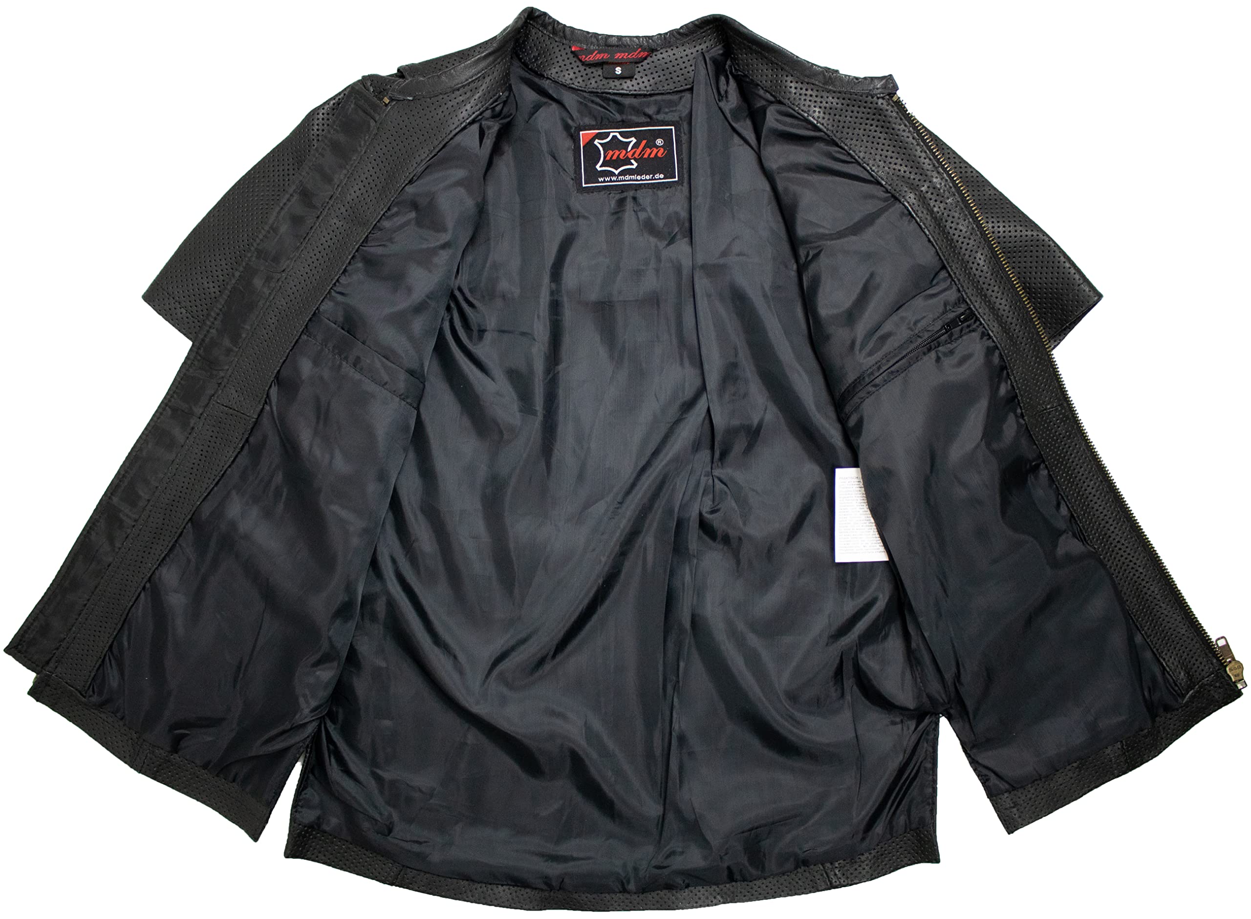 Herren Motorrad Biker Hemd/Kutte/Weste mit kurzen Ärmel