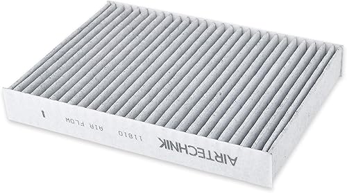 Miniatura 8 de AirTechnik CF11810 Filtro de aire de cabina con carbón activado | Reemplazo para Fiat 500L 14-20, 500X 16-23, Jeep Compass 17-25, Renegade 15-24,