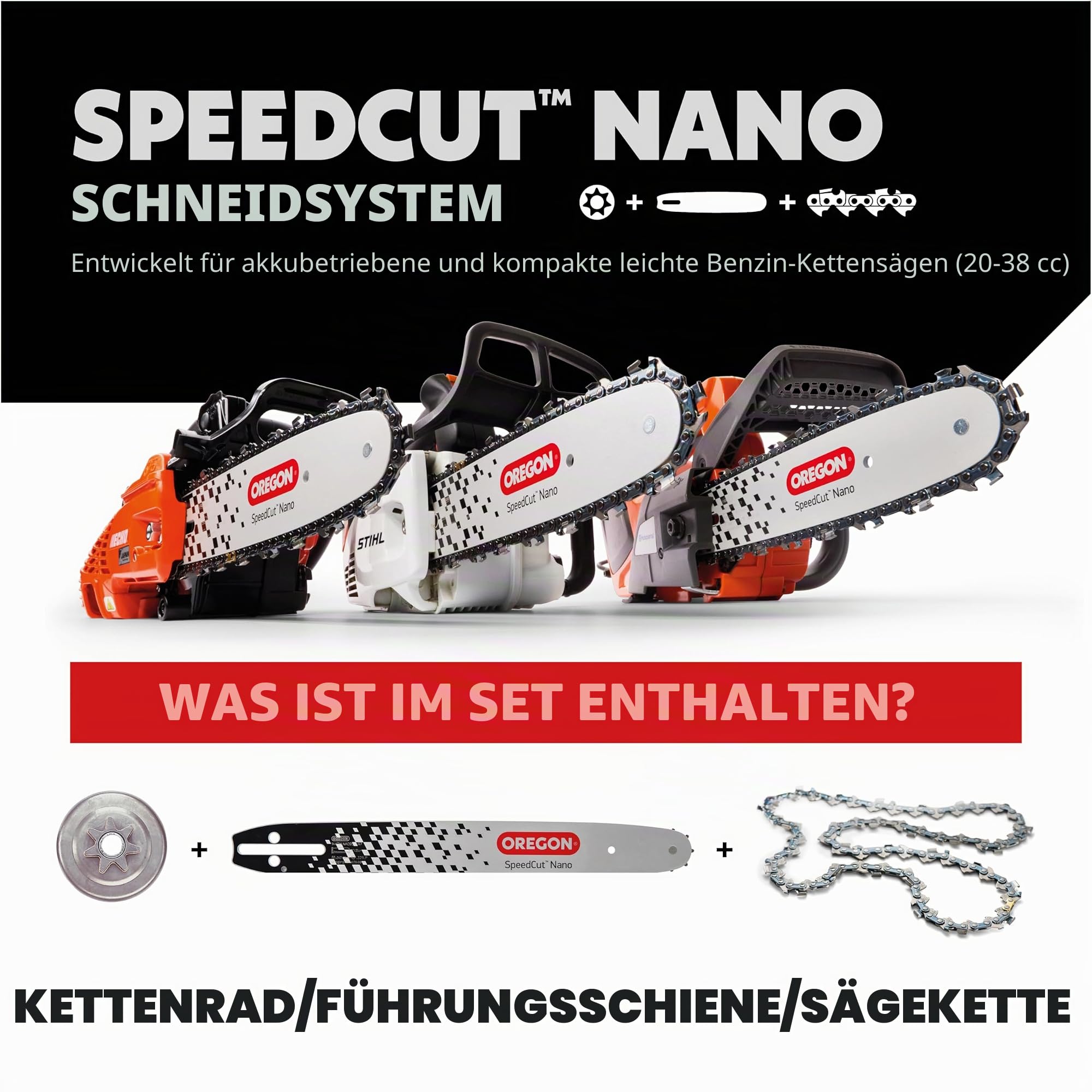 Oregon SpeedCut Nano Sägeketten-Nachrüstsatz