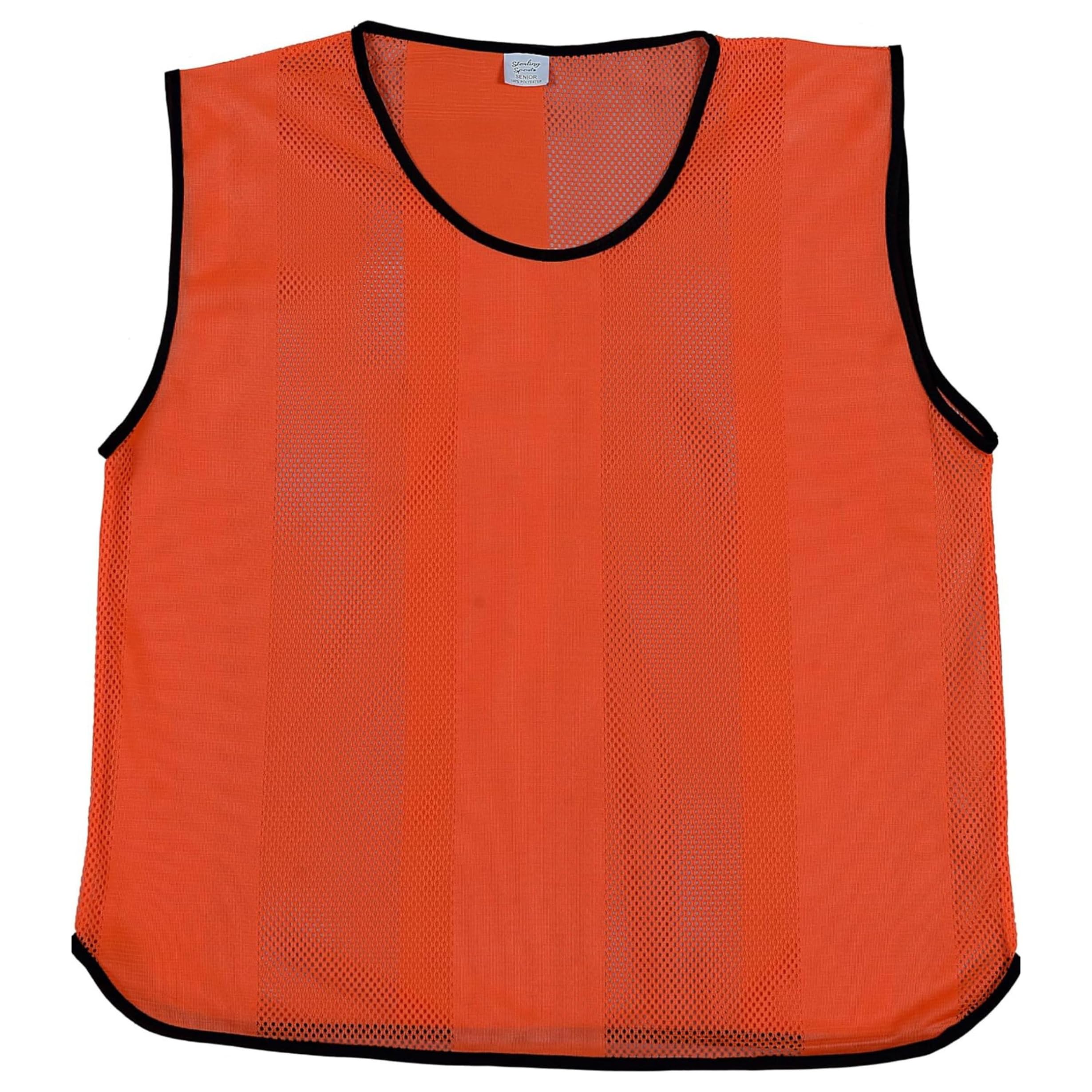 Sterling Sports® Training Bibs Sports Mesh Bibs Football Soccer Rugby Sports Bibs Function Party Outdoor Bibs- Pack of 10 Bibs