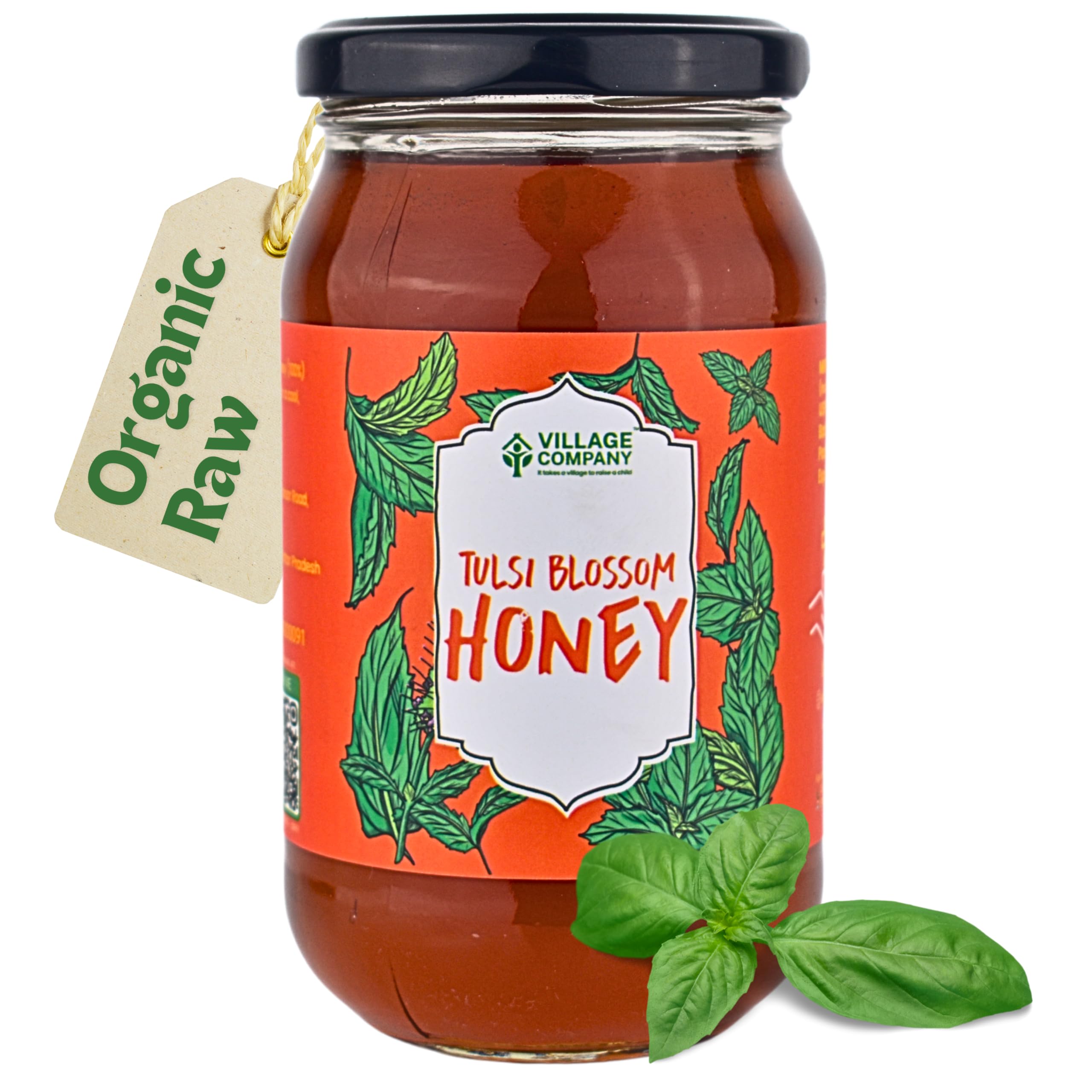 Village Company Organic Tulsi Honey 500GM | Pure, Natural, Raw and Fresh | Unfiltered, Unprocessed and Unpasteurized Food | Fresh from Indigenous Tulsi Nector | No Added Sugar (500 gm, Raw Organic Tulsi Honey) (B0DCTLJ6G6) Amazon Price History, Amazon Price Tracker