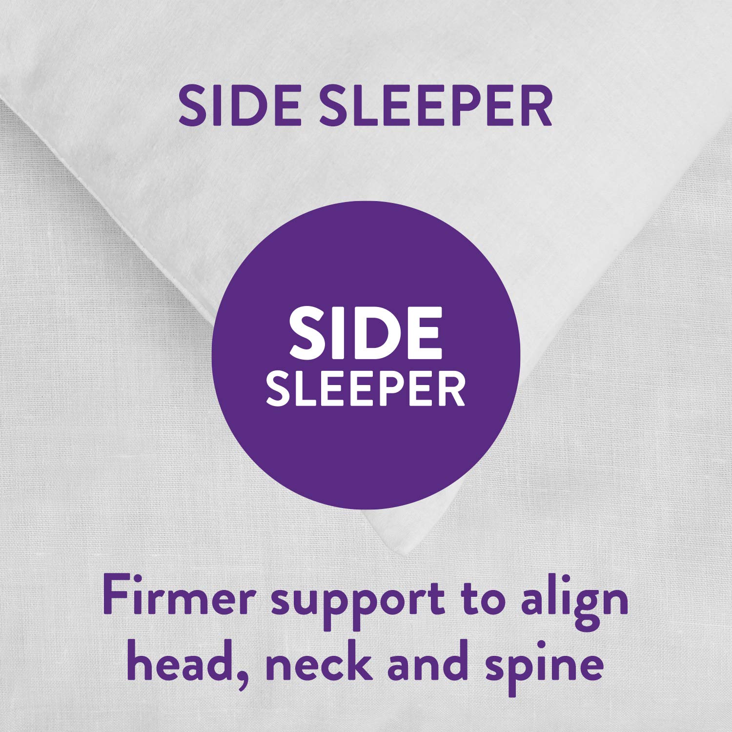 Slumberdown Anti Allergy White Pillows 2 Pack Firm Support Bed Pillows