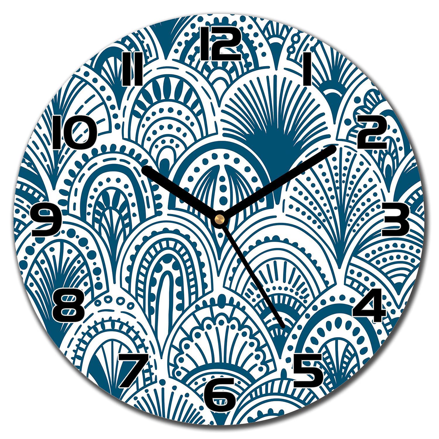 Horloge de cuisine bohème pour une ambiance de salon moderne
