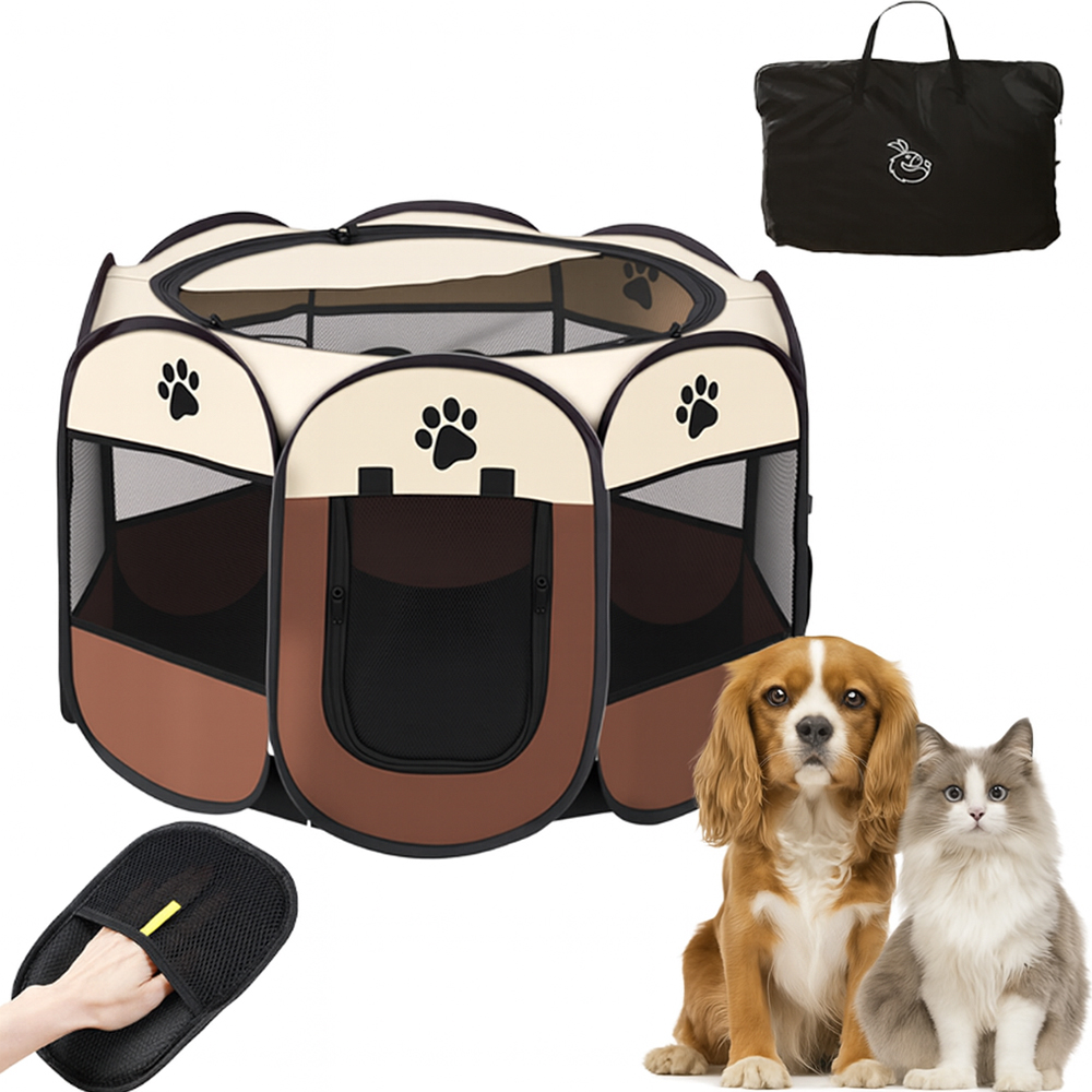 PETKIT ペットサークル 折りたたみ式 ブラック PETKIT ペットサークル