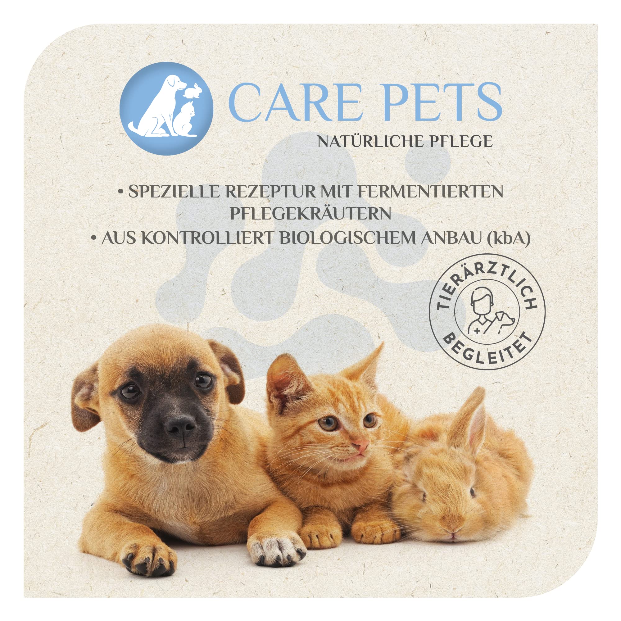 Mikroveda Care Pets 5 Liter Bio Tierpflege, natürliches Pflegemittel Mikroorganismen fermentiert, für Hund Katze und andere Haustiere
