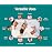 Microwavable Corn Filled Heating Pad and Cold Pack/Washable 100% Cotton Cover (Cross Hatch - Rust, 7.5in W x 11in L)