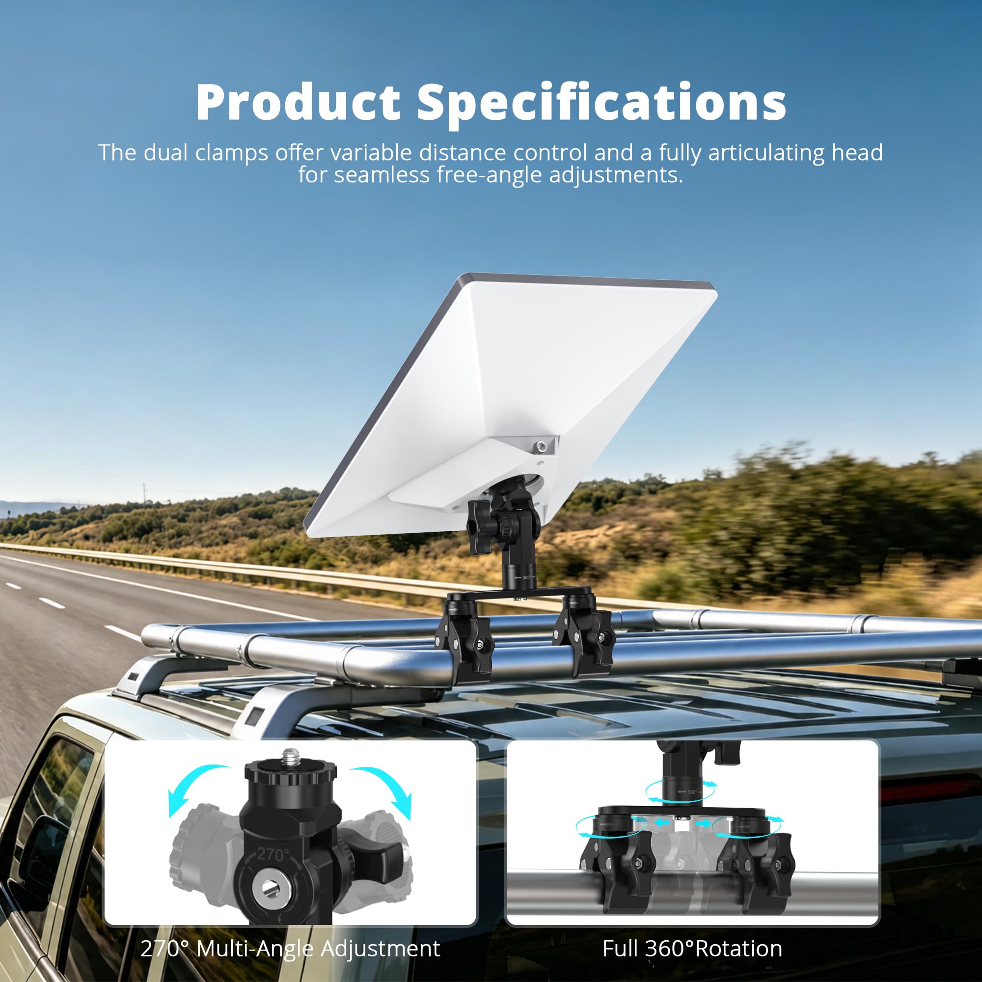 Starlink Mini supporto con adattatore tubo per Starlink Mini