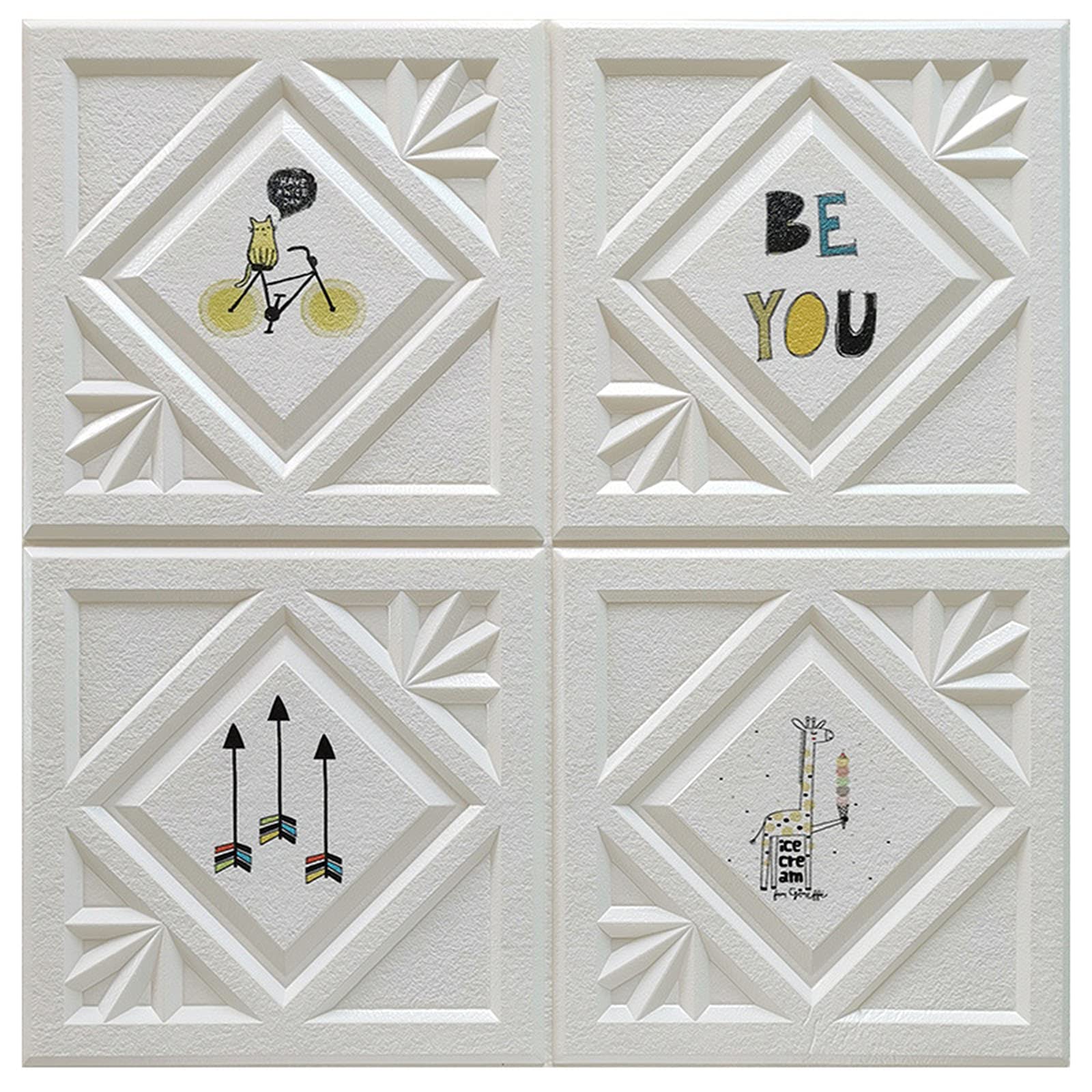 Papier peint en brique 3D pour cacher les défauts des murs et atténuer les bruits