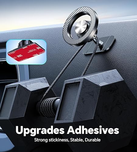 Miniatura 8 de Kaistyle Soporte de coche Magsafe 20 imanes fuertes soporte magnético para teléfono para ventilación de automóvil, soporte de teléfono montado en