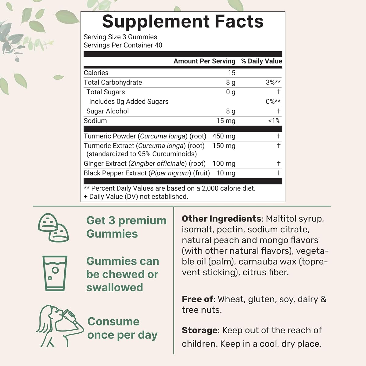 Adaptogenic Turmeric & Ginger Gummy Bundle (120-Day Supply) view 2
