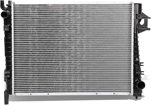 DNA Motoring OEM-RA-2479 Radiador de aluminio compatible con Dodge Ram 02-04 Truck 3.7/4.7/5.7, 24-1/8 pulgadas de ancho x 18-7/8 pulgadas de alto x