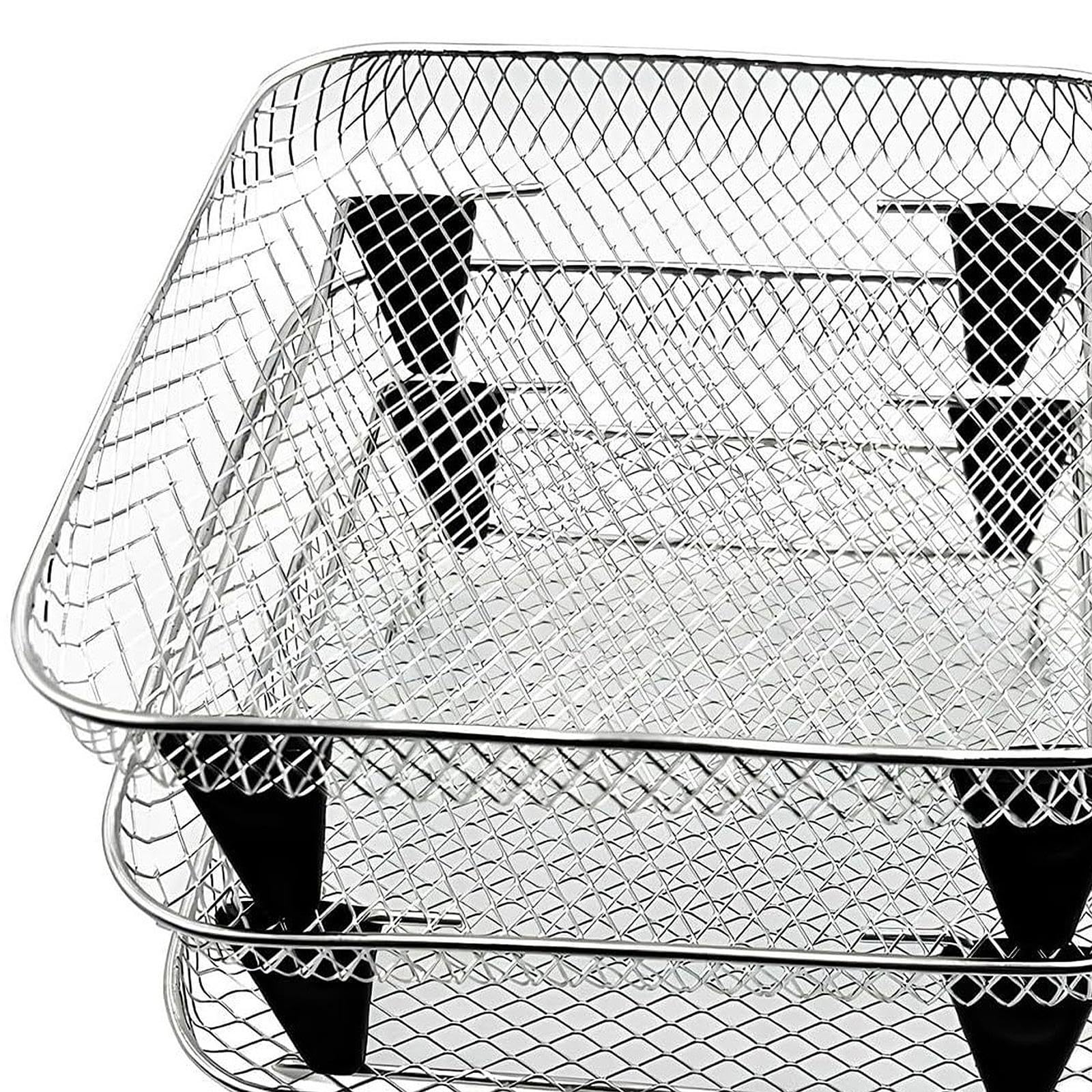 Rejilla para Freidora de Aire, Fácil de Limpiar, Apilable, para Secar Alimentos en La Cocina Y en Casa.