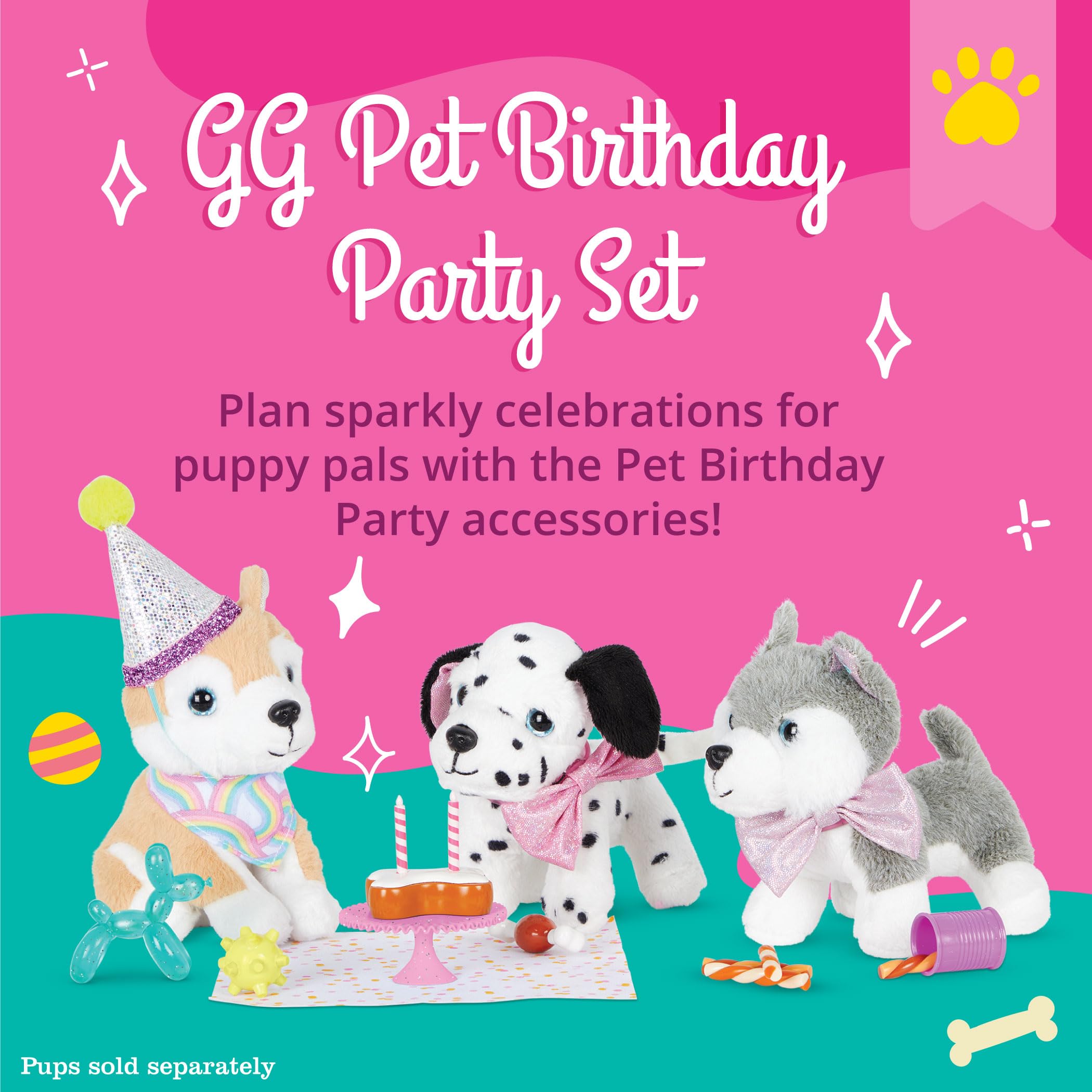 Glitter Girls GG57227Z Zestaw akcesoriów urodzinowych PUP