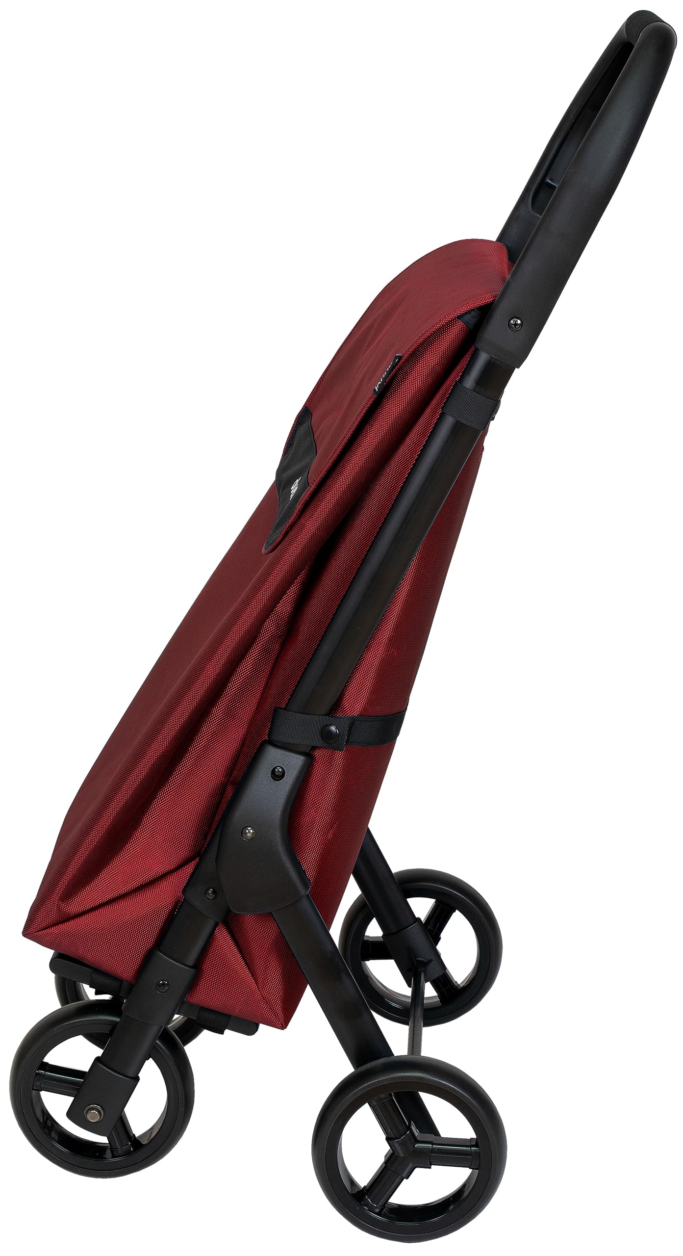 Duett Muuvi Carro de la Compra a 2 o 4 Ruedas, chasis Muy Ligero, Fabricado en España, Color Rojo