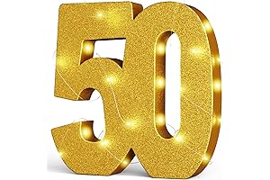 Usongshine 50th Anniversary Table Decorations