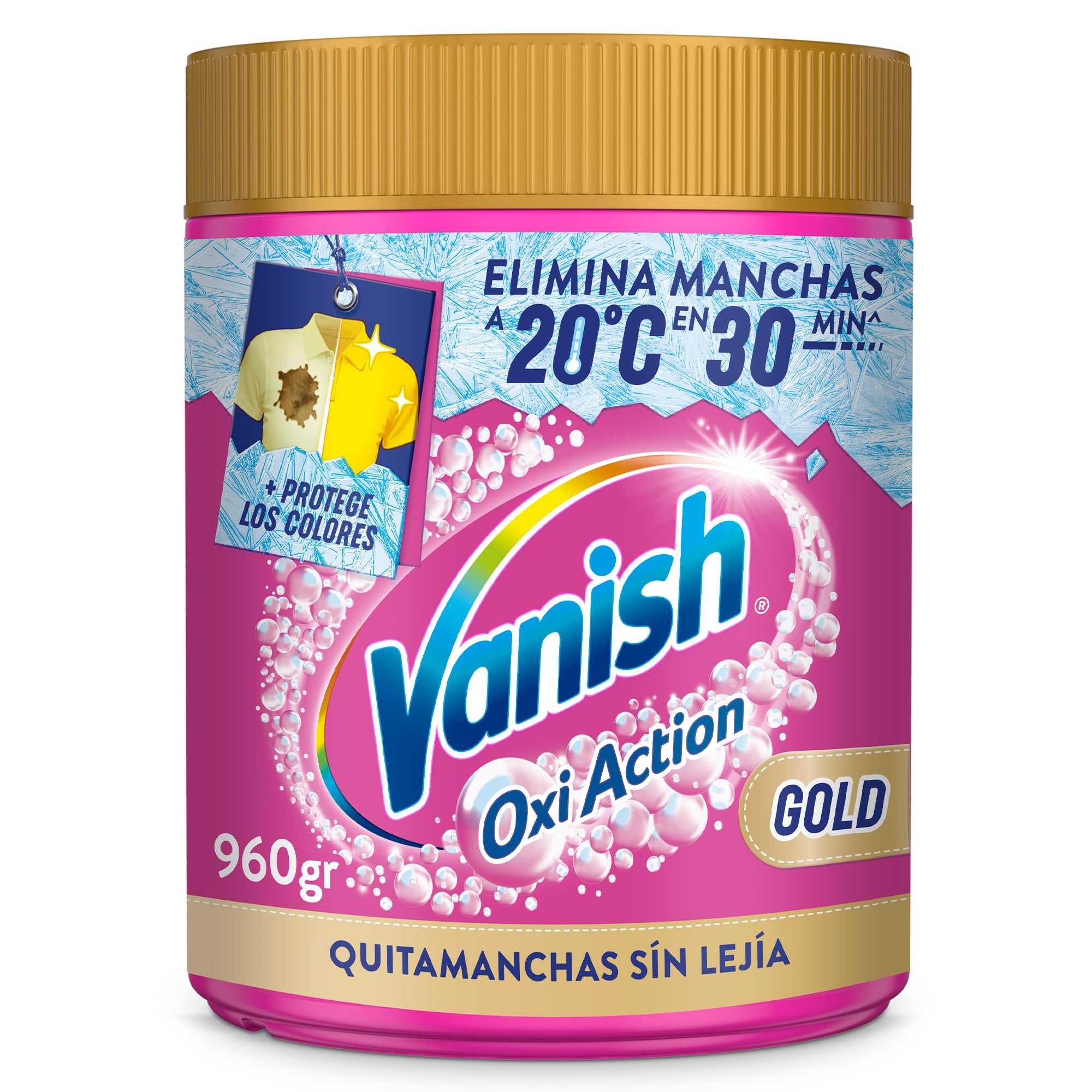 Vanish Oxi Action Multipoder - Quitamanchas multibeneficio para la ropa, En Polvo, Sin Lejía 400gr, El emabalaje puede variar — view 9