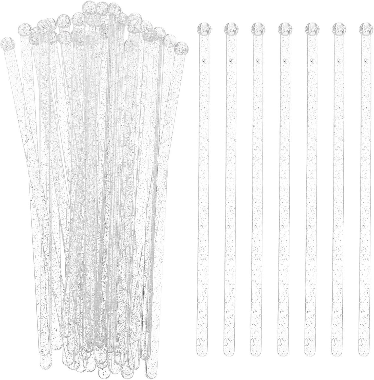 400 Pcs Stirring Sticks Juice Stirrers Clear Stir Sticks Cocktail Stirringstick Party Supplies