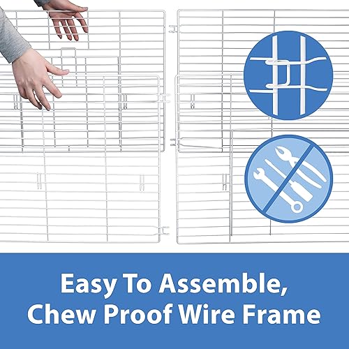 Miniatura 5 de Kaytee Open Living Pet Hábitat de conejillo de indias o conejo, 60 x 30 pulgadas