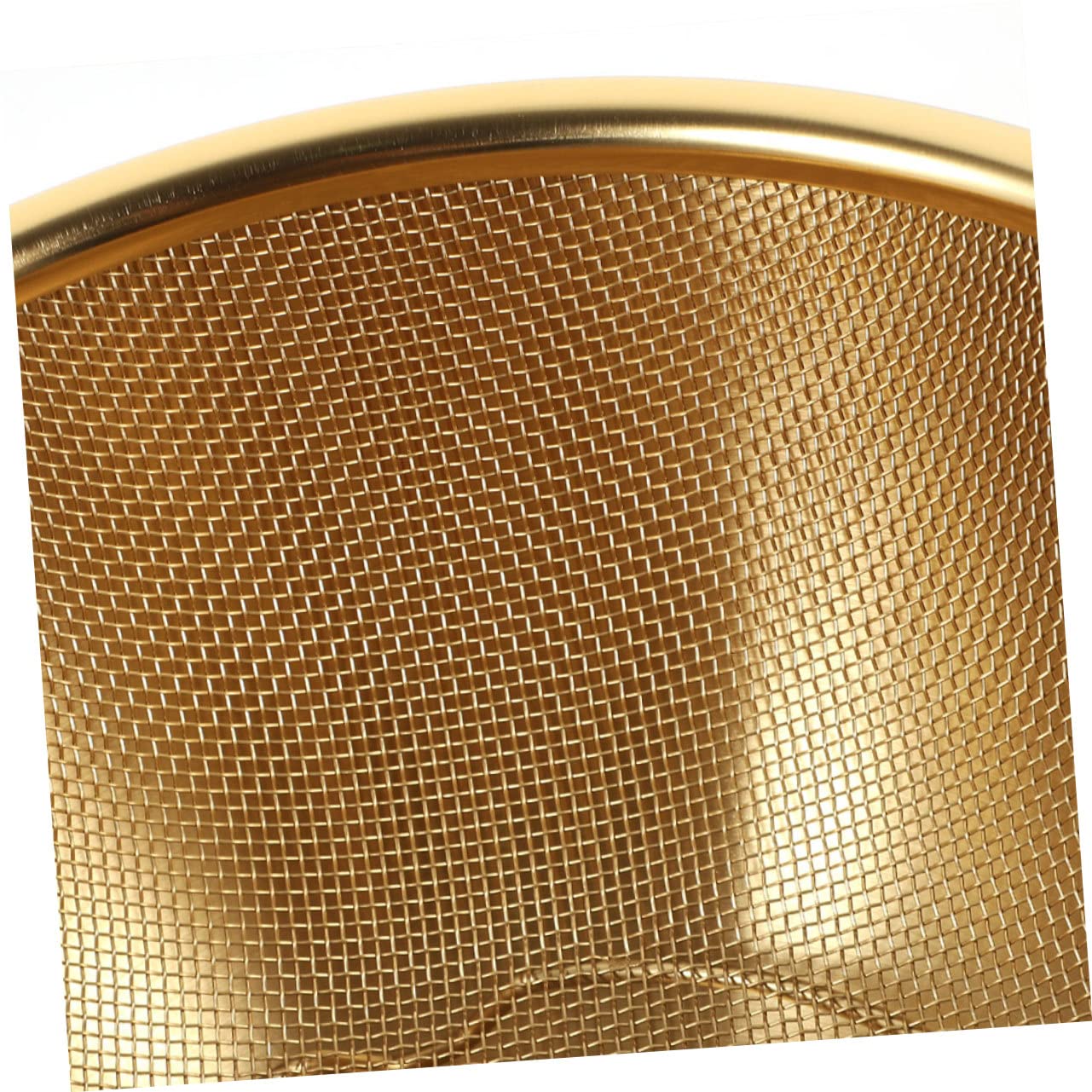 Alipis Colador Escurridor De Arroz y Verduras Acero Inoxidable 24 Cm Multifuncional Cesta Drenaje Hogar Conjunto 2 Piezas Color Dorado Para Cocina y Lavado Diario