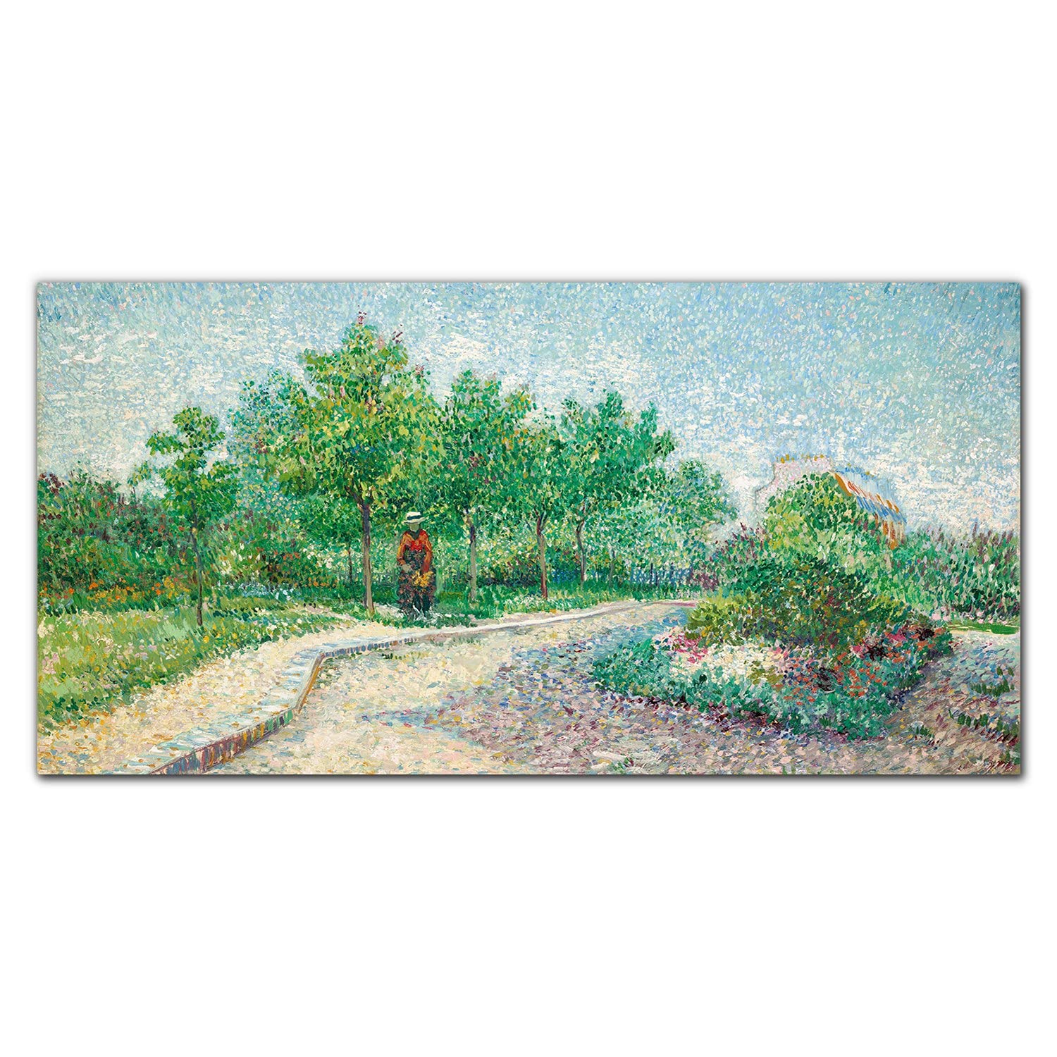 Coloray Pintura Vidrio Acrílico 100x50cm Sala De Estar Cocina Cuadro De Pared De Arte De Vidrio Acryl Mural - Árboles De