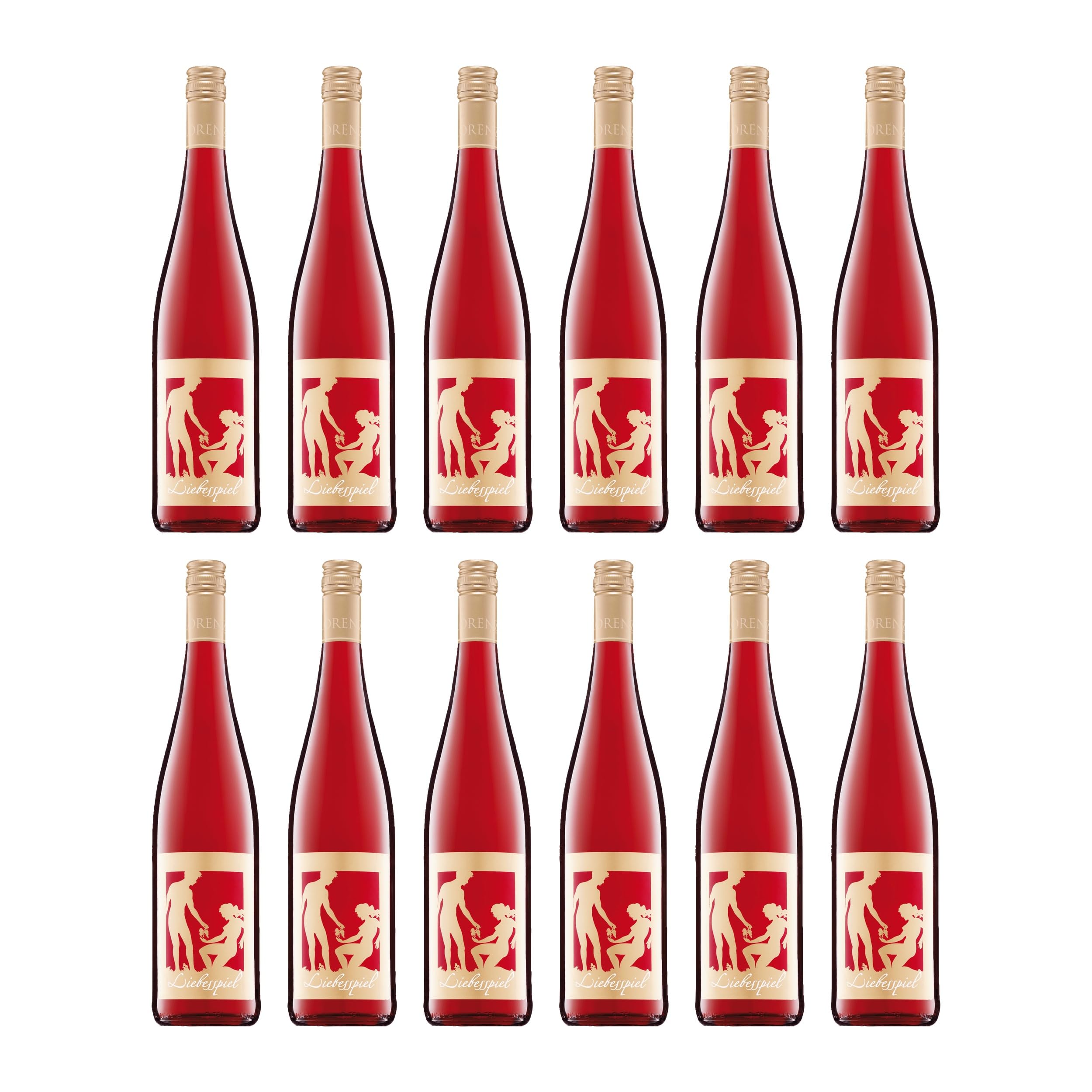 Lorenz & Söhne Liebesspiel Qualitätswein süß Weisswein Deutschland inkl. FeinWert E-Book (12 x 0.75 l)