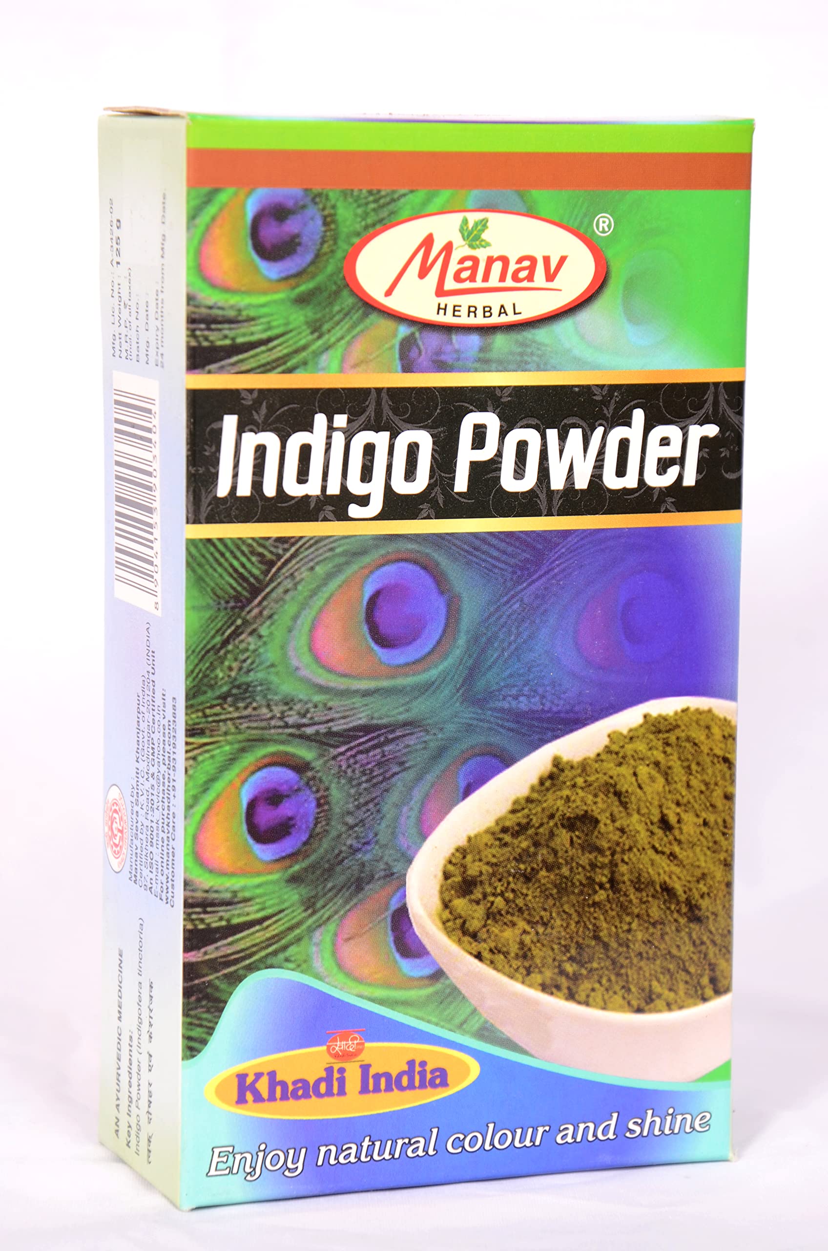 Natural Indigo Powder For Black Hair 125g-picture-20