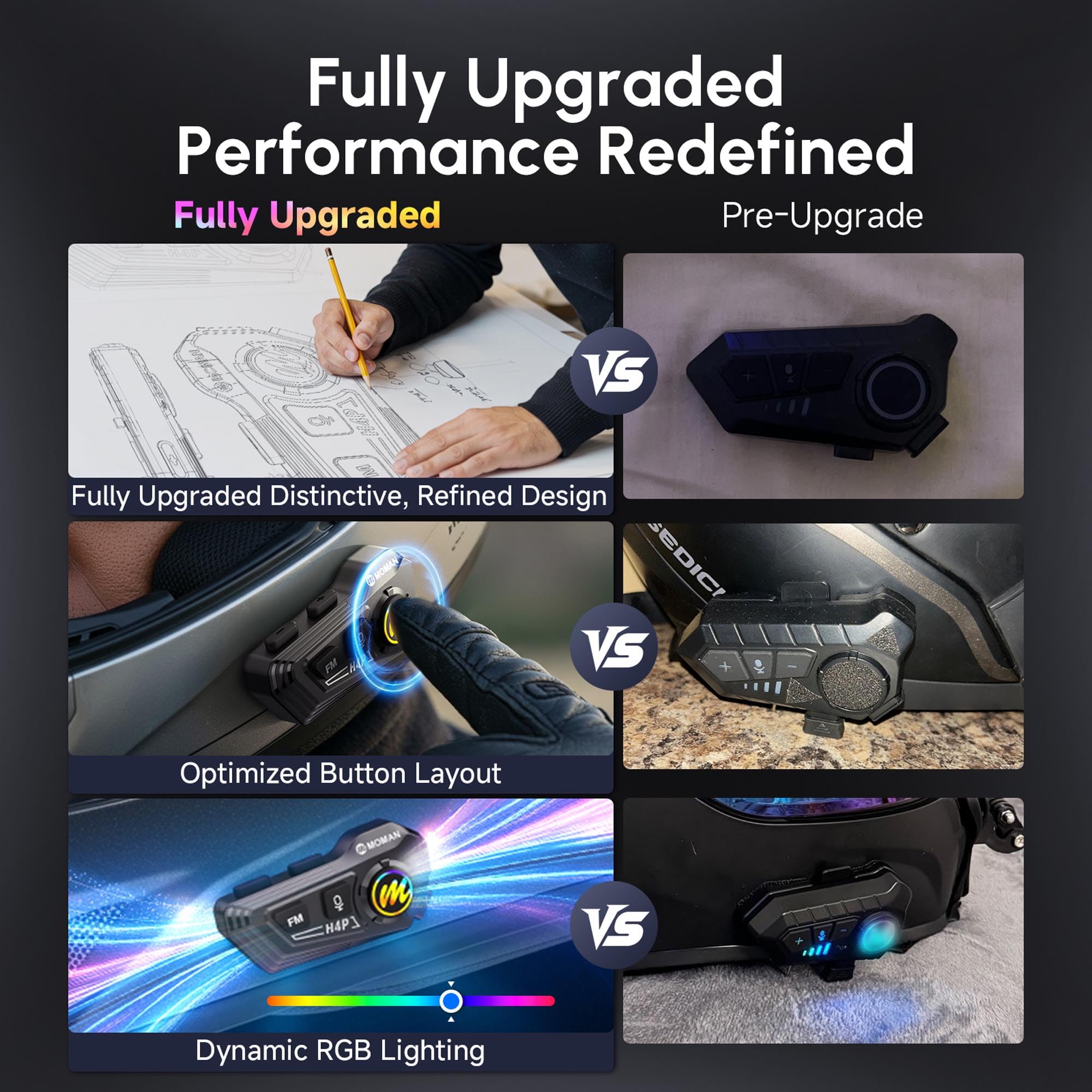 H4P Moto Edition Auricolare Bluetooth