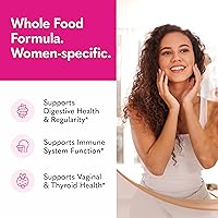 Vista 2 de Garden of Life Probióticos Crudos para Mujeres – 85 mil millones de UFC probióticos para la salud vaginal con vitaminas, minerales y enzimas – 90