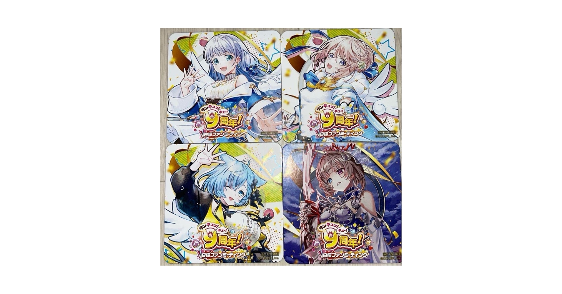白猫プロジェクト アイリス コースター 箔押し 白猫プロジェクト アイリス コースター 箔押し|mercariメルカリ