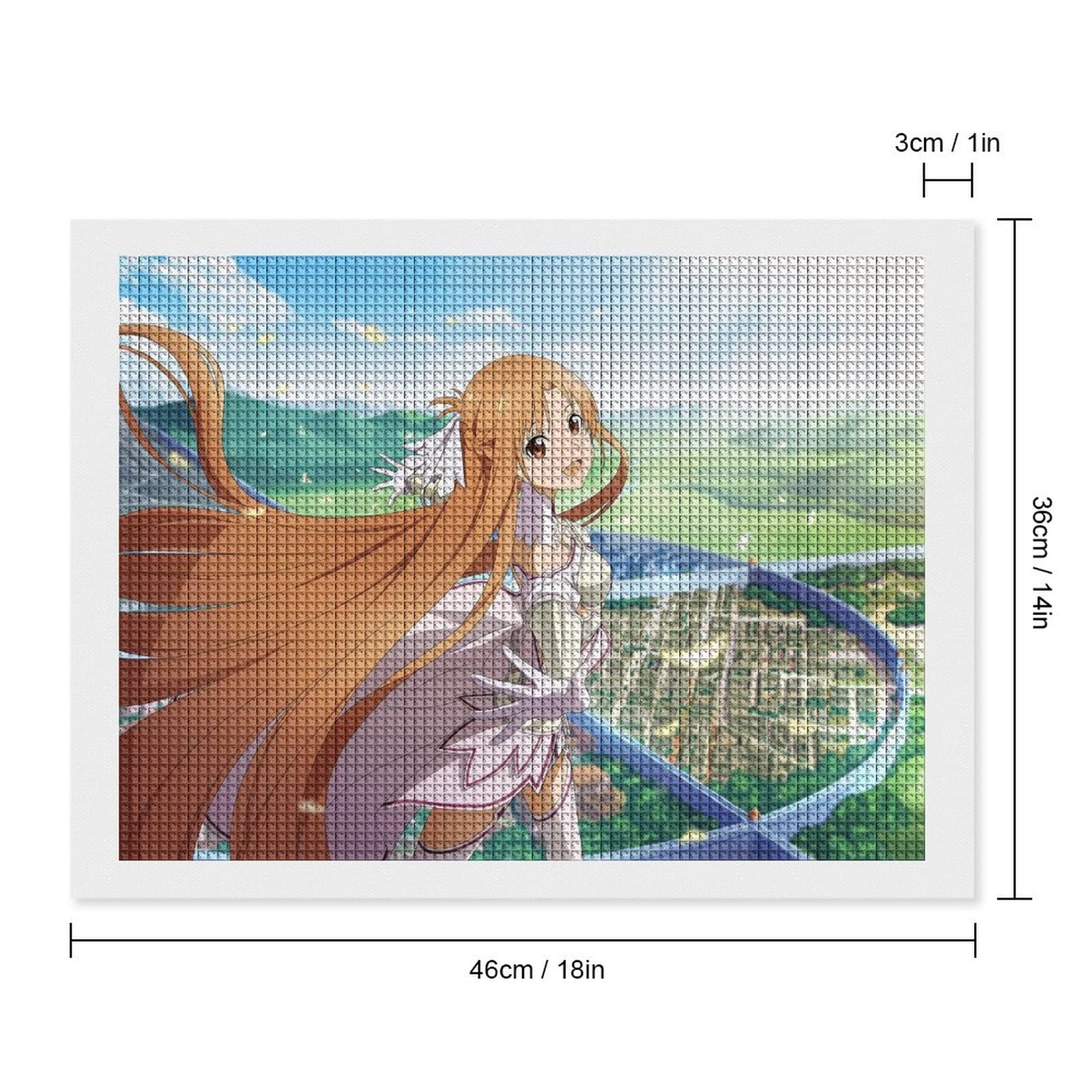 Amazon.co.jp: ソードアートオンライン ダイヤモンドアート 四角い