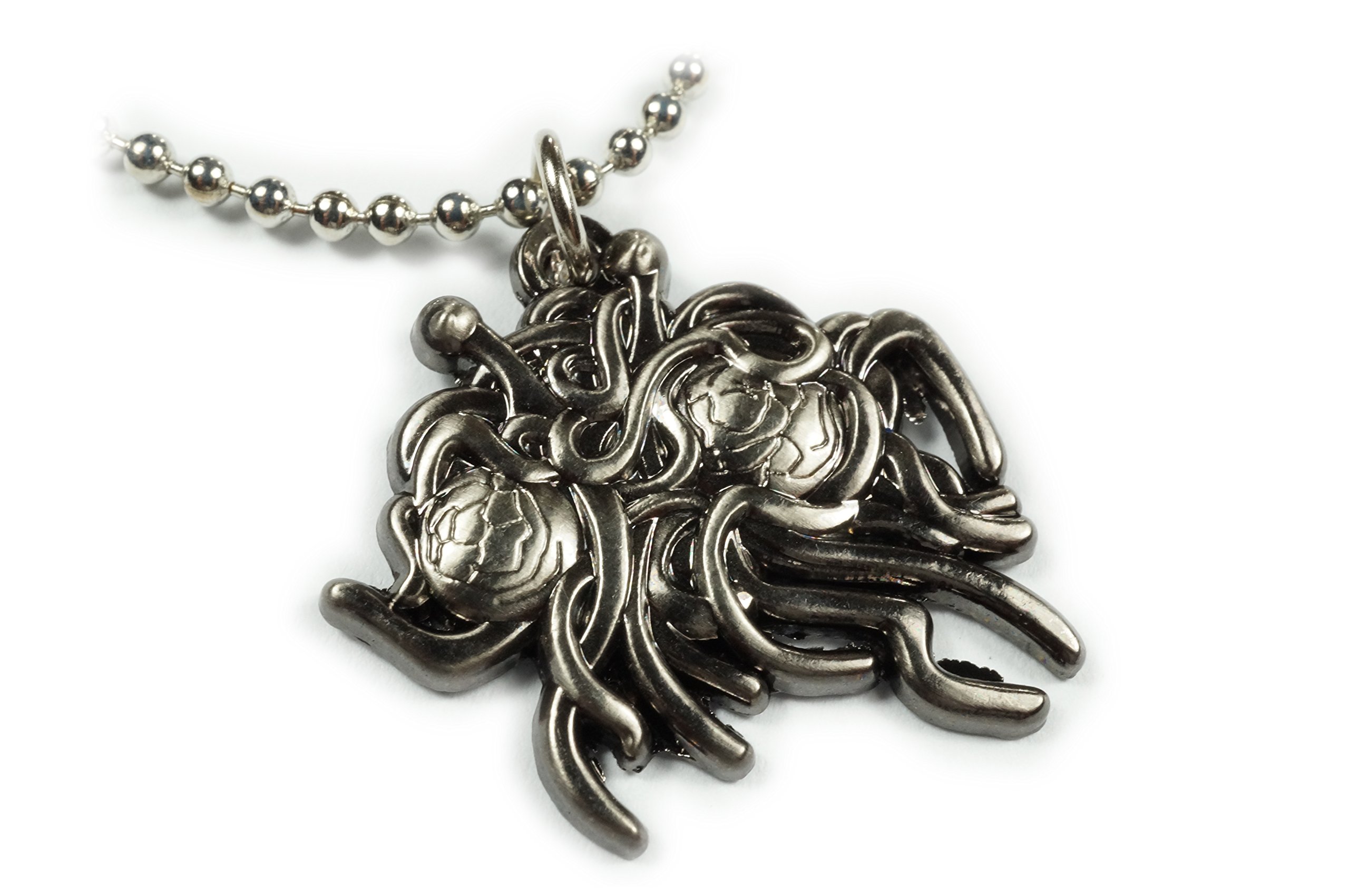 Flying Spaghetti Monster FSM Sculpted Pendant Necklace w/Ball Chain