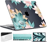 Vista 178 de TWOLSKOO for M4 MacBook Air 13.6 inch Case 2025-2022 Release M4 A3240 M3 A3113 M2 A2681, Plastic Hard Shell & Screen Protector & Keyboard Cover &