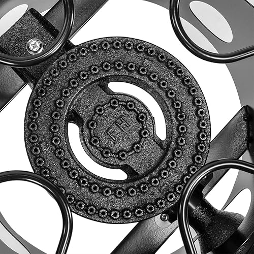 Miniatura 5 de Barton Soporte de quemador de gas de doble estufa de 130,000 BTU con regulador, patas desmontables de alta presión, propano al aire libre portátil